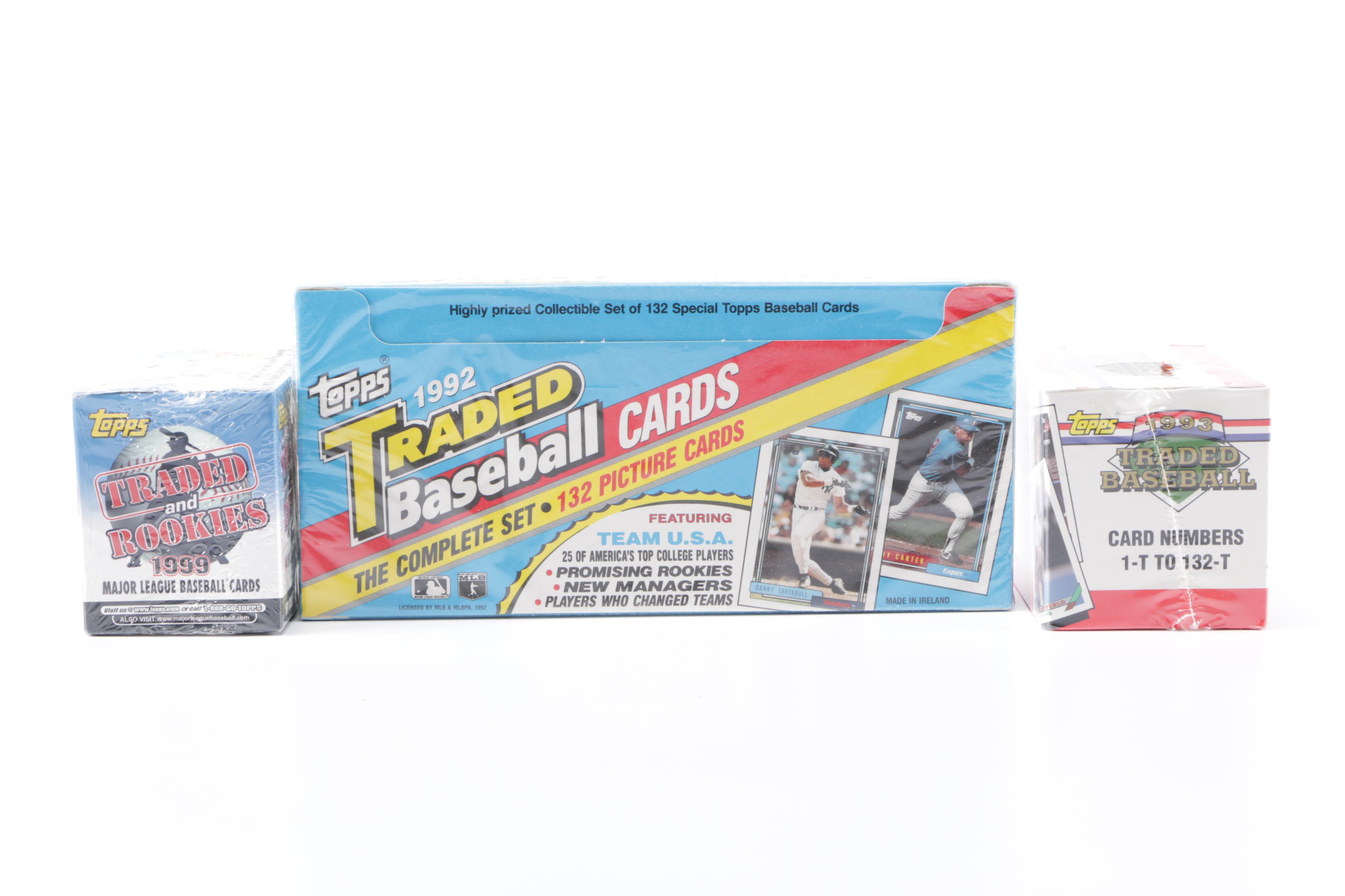 Assortment of 1990s Topps Baseball Cards