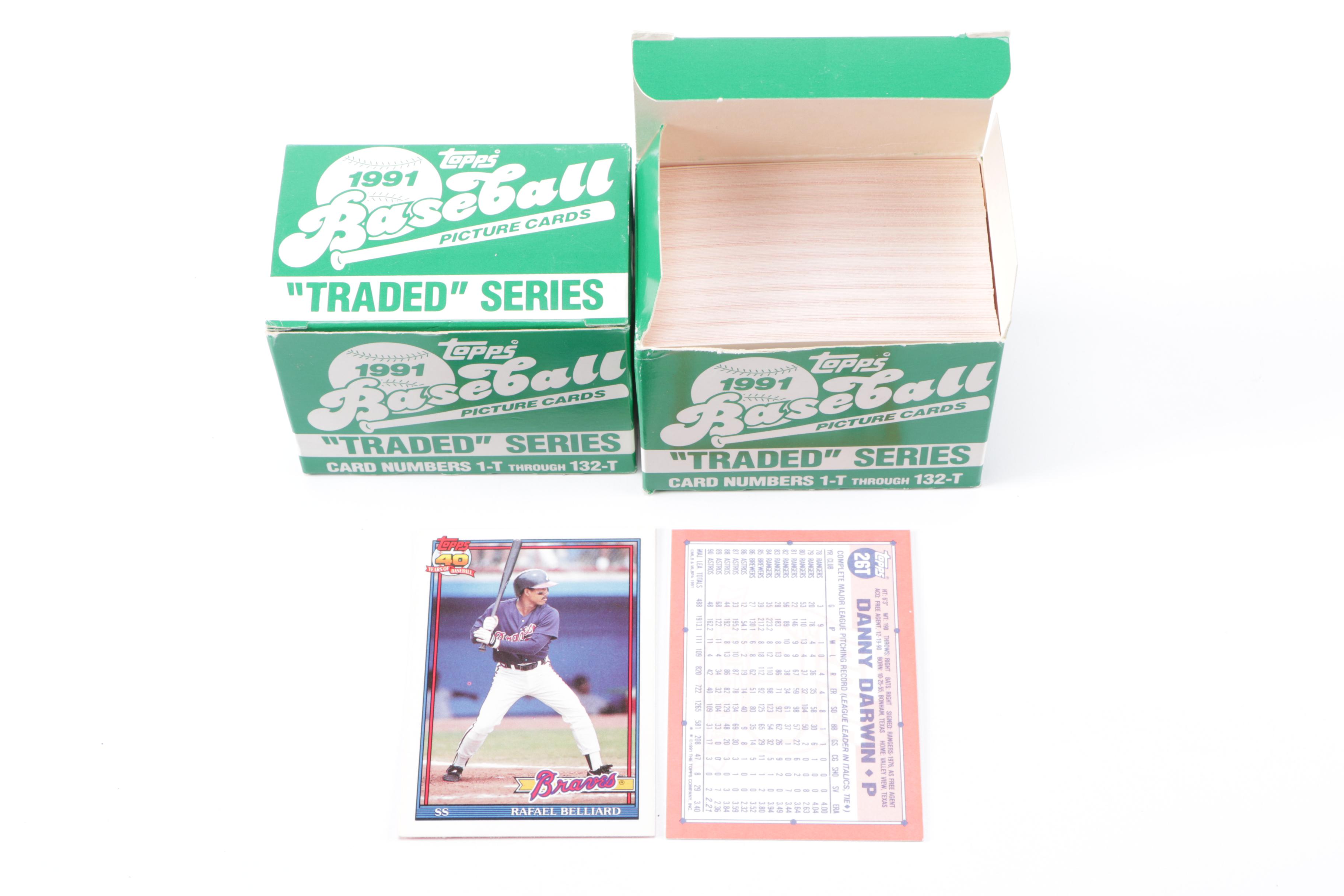 Assortment of 1990s Topps Baseball Cards