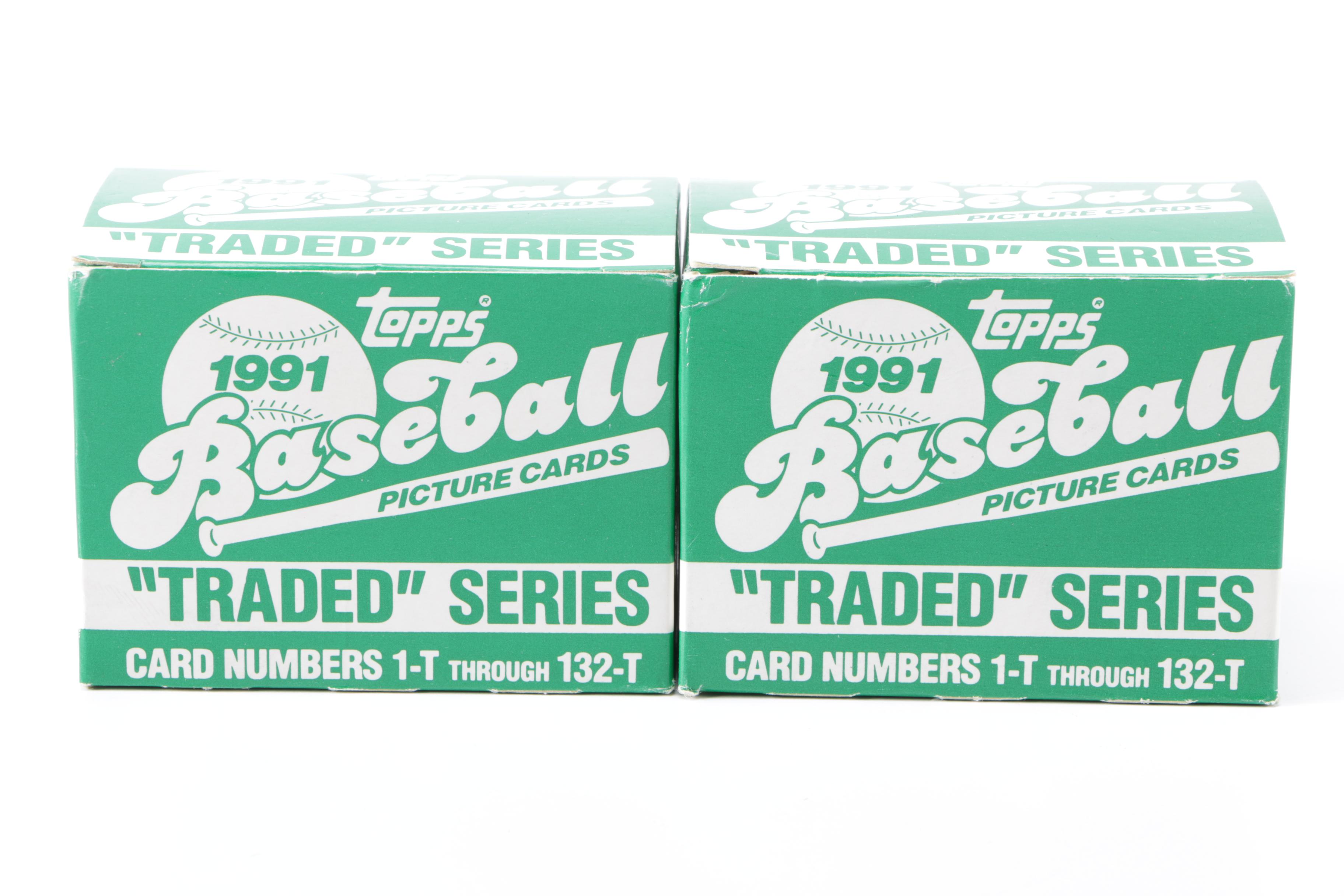 Assortment of 1990s Topps Baseball Cards