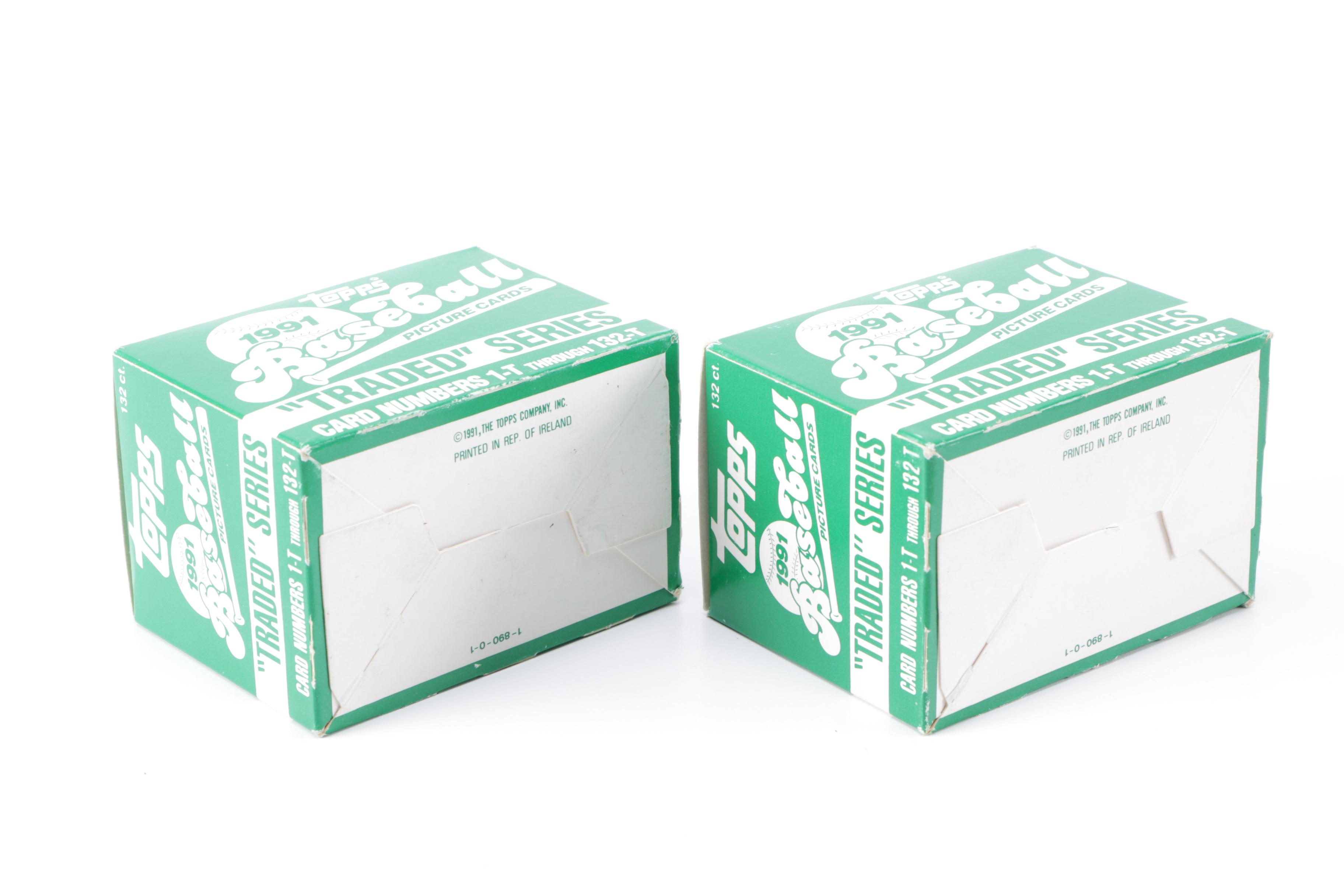 Assortment of 1990s Topps Baseball Cards