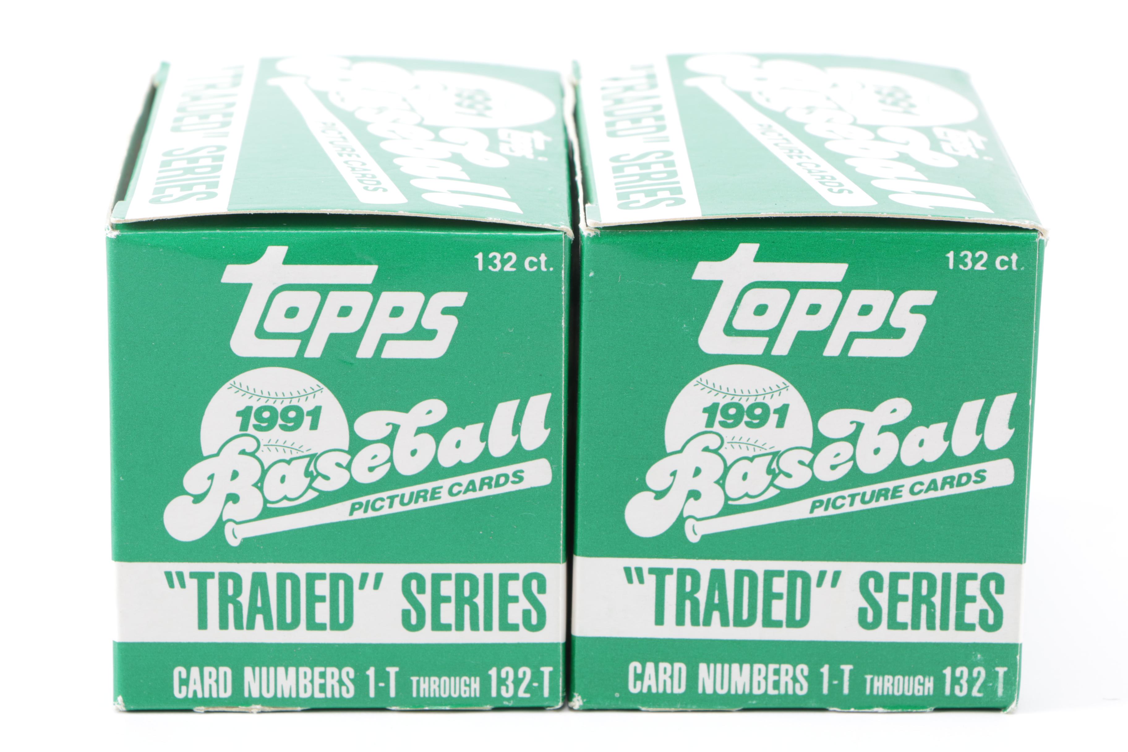 Assortment of 1990s Topps Baseball Cards