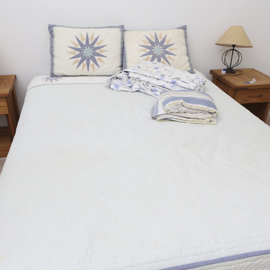 Nautical Quilt, Pillow Covers and Sheet Sets