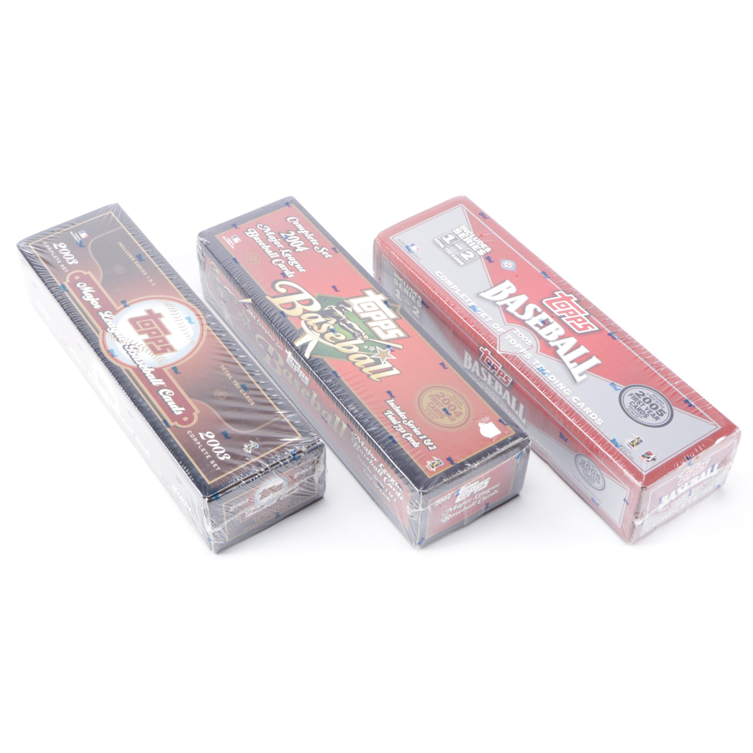 2003-2005 Topps Baseball Card Sets