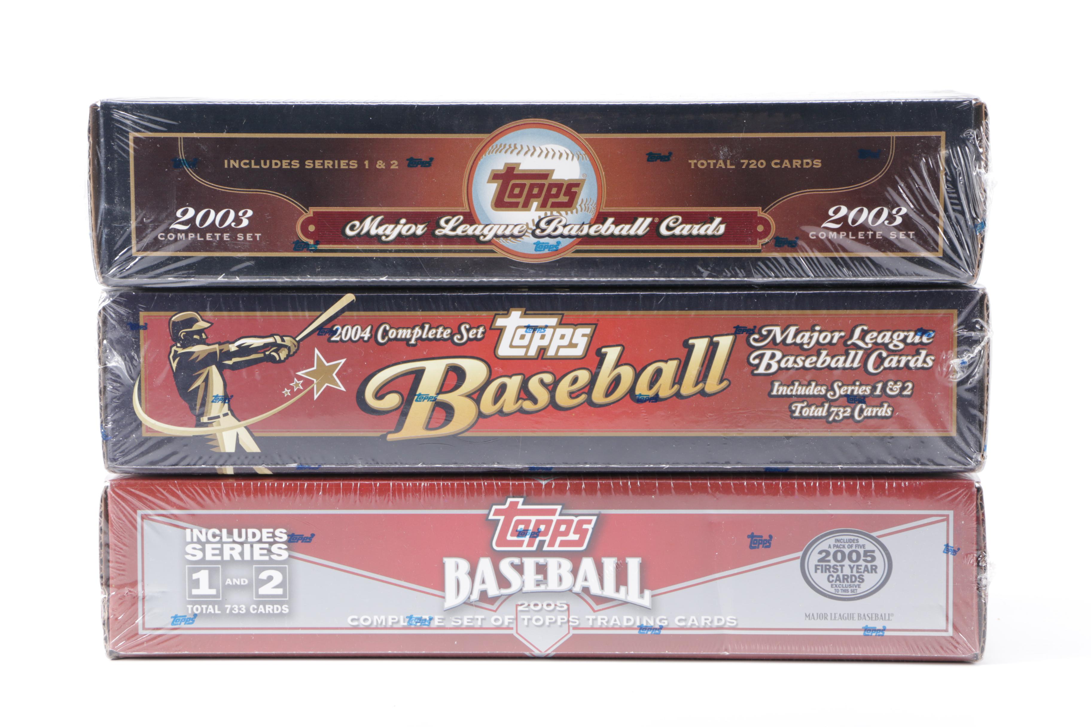 2003-2005 Topps Baseball Card Sets