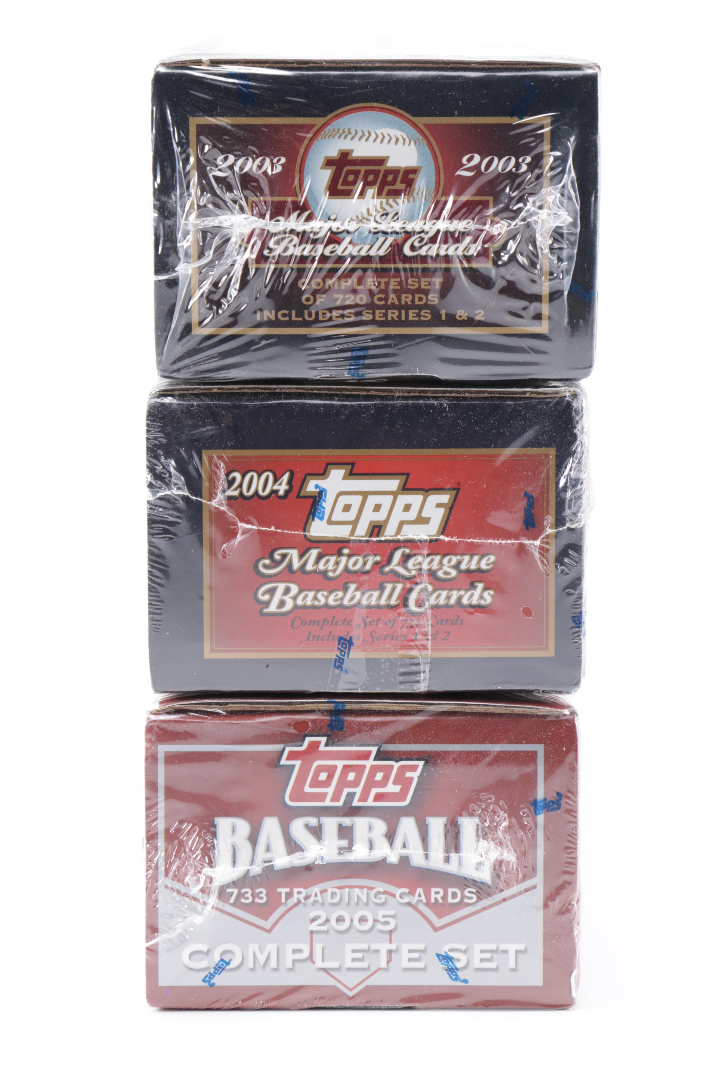 2003-2005 Topps Baseball Card Sets