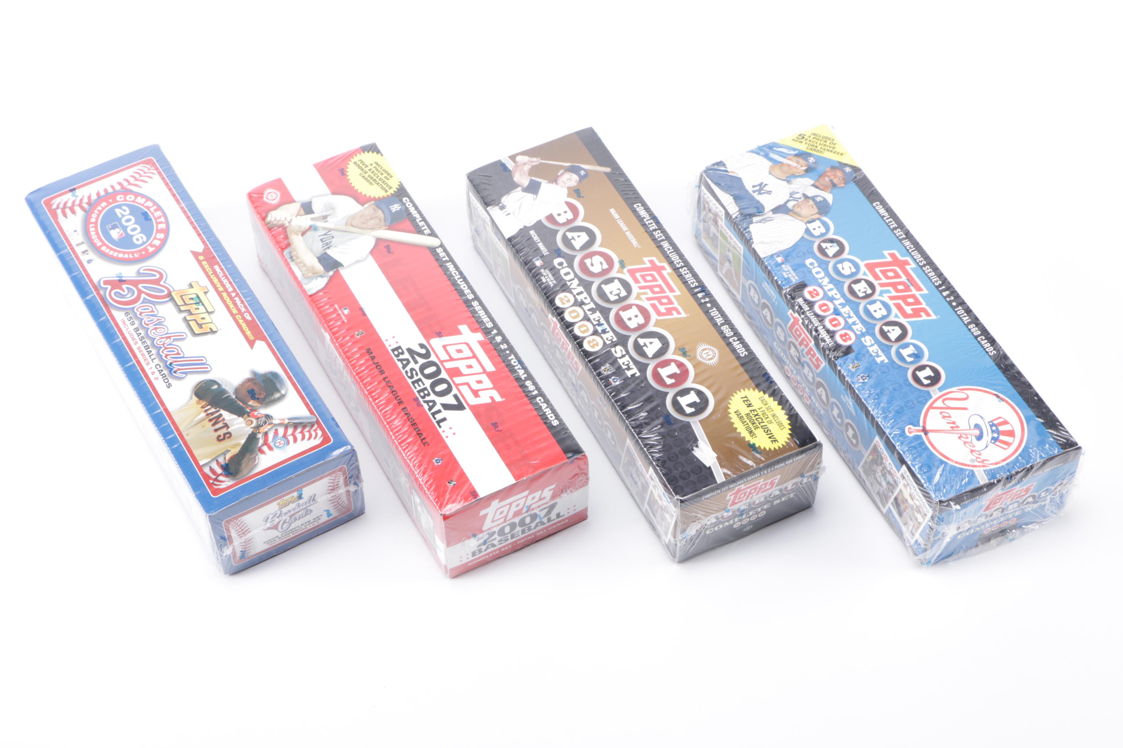 2006-2008 Topps Baseball Cards Sets