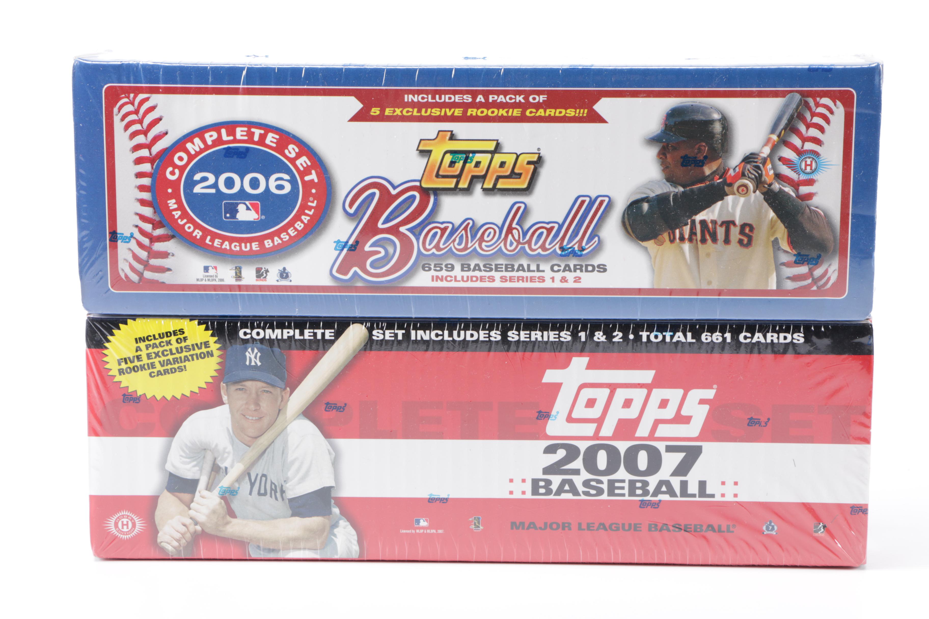 2006-2008 Topps Baseball Cards Sets