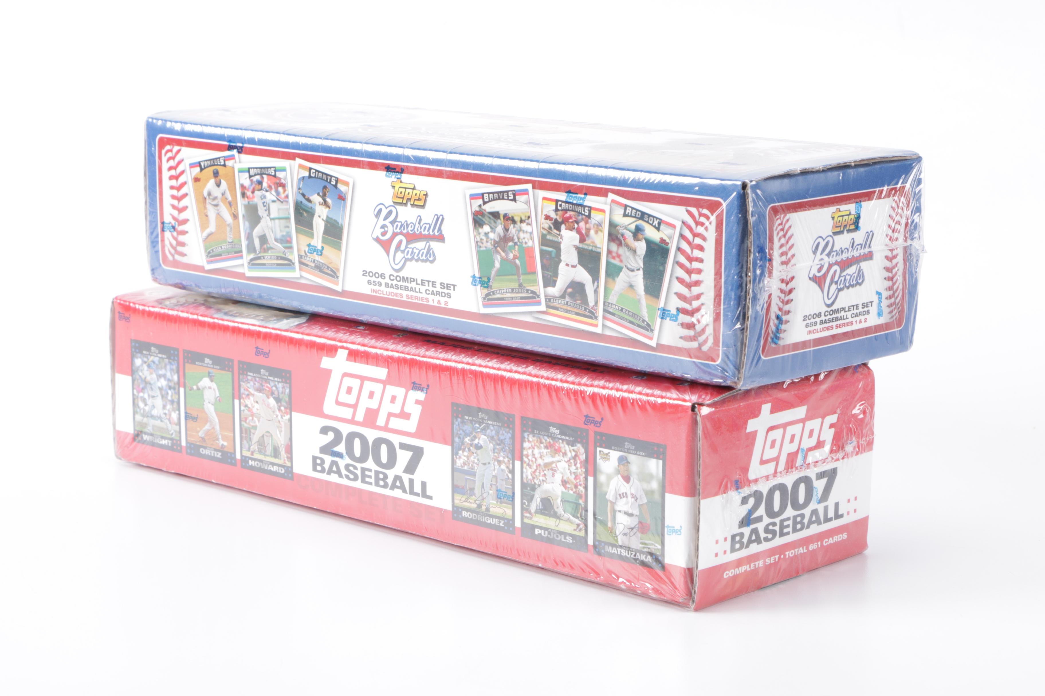 2006-2008 Topps Baseball Cards Sets