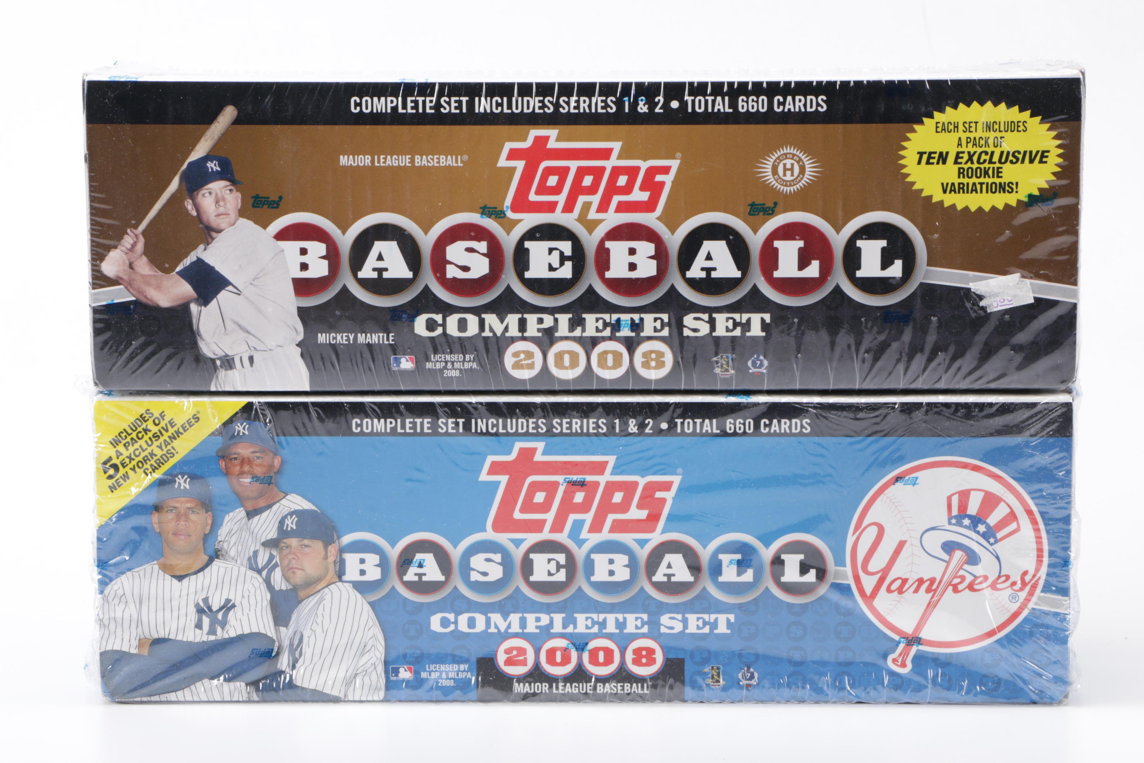 2006-2008 Topps Baseball Cards Sets