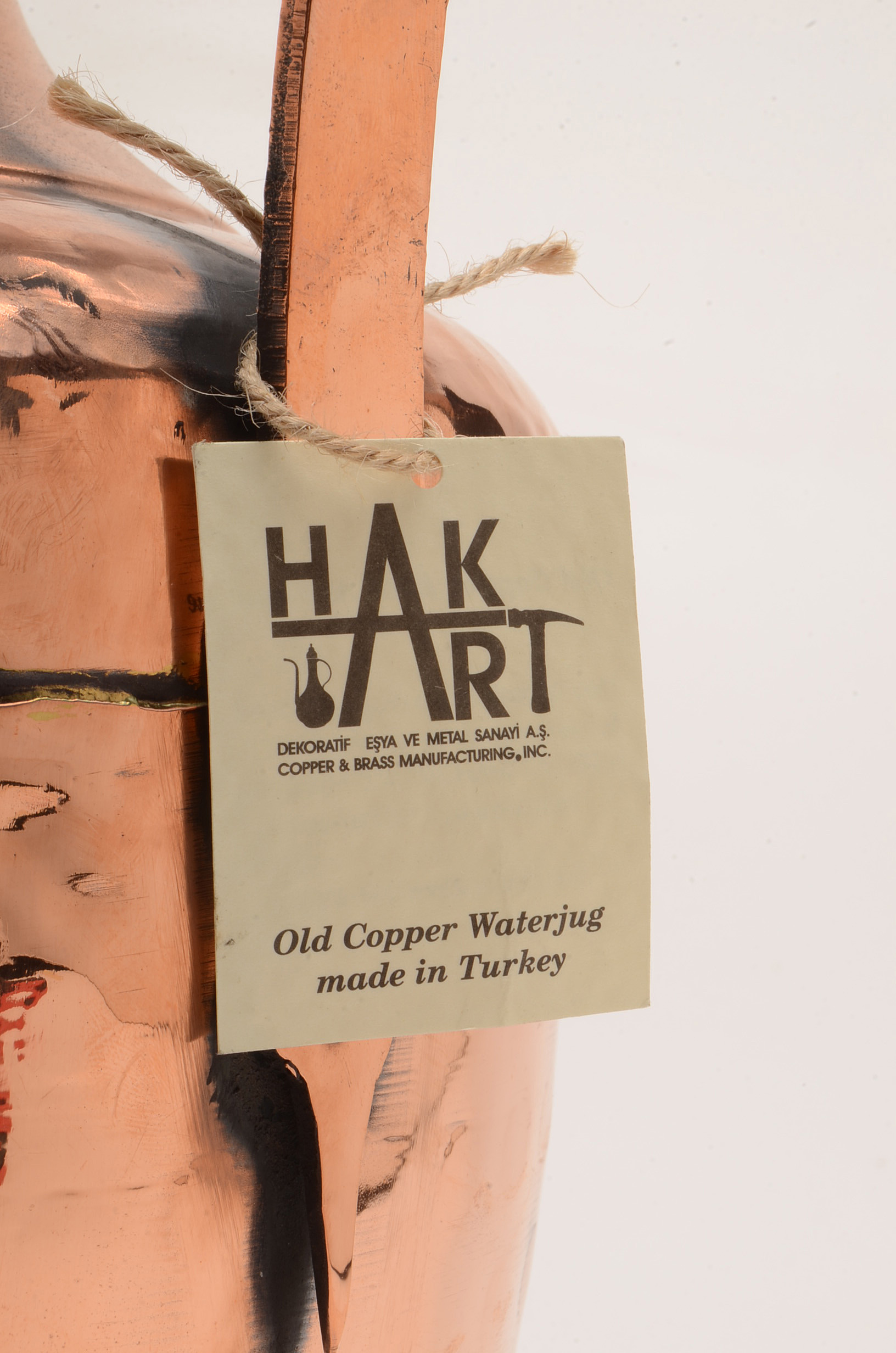 Turkish "HakArt" Cooper Water Jug