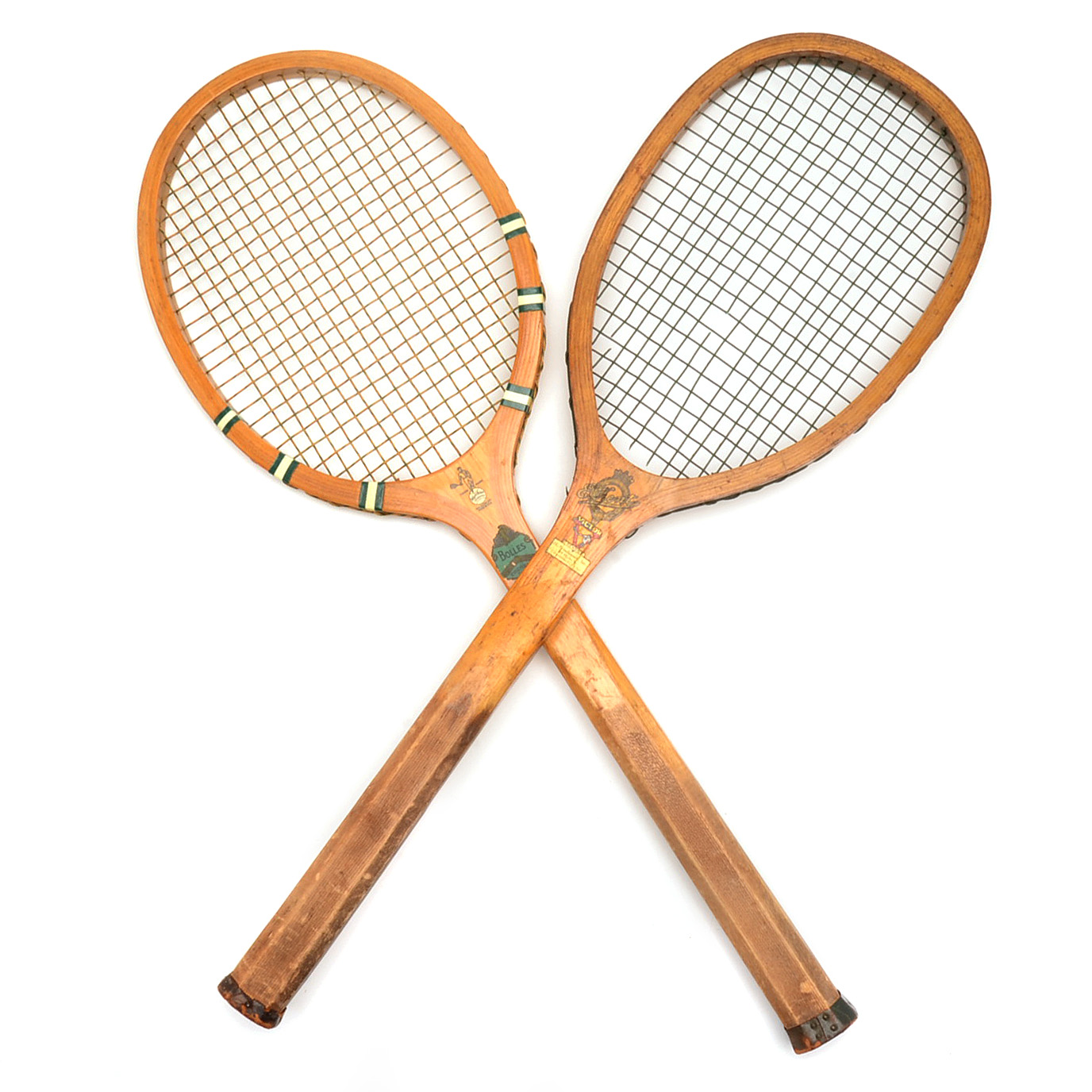 Vintage Wright Ditson and Kent Tennis Rackets