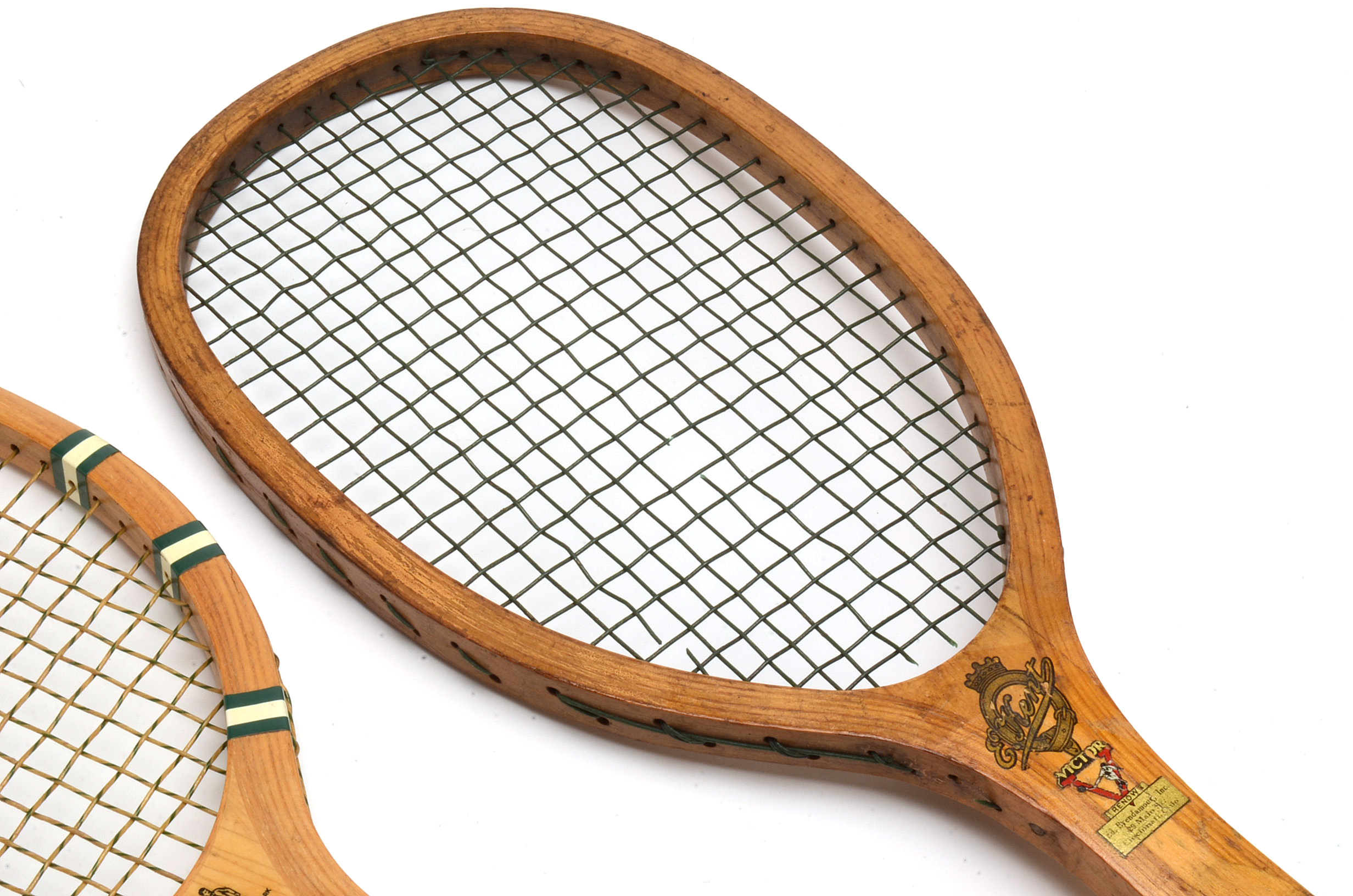 Vintage Wright Ditson and Kent Tennis Rackets