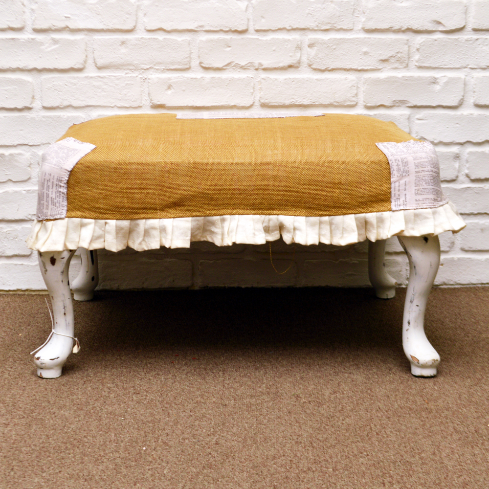 Vintage Repurposed Foot Stool