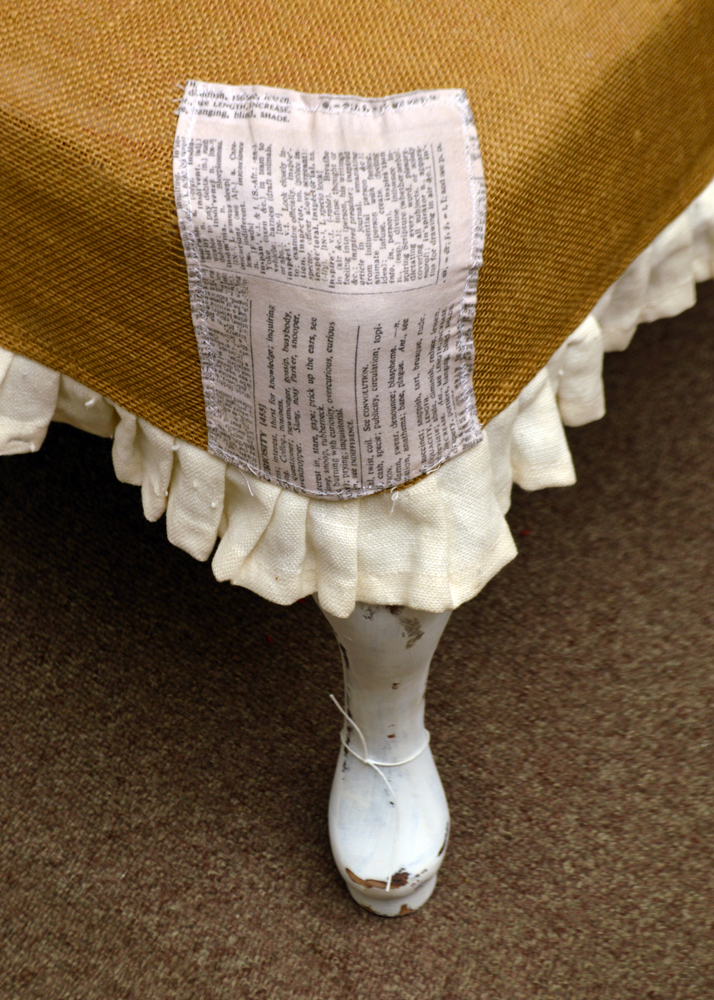 Vintage Repurposed Foot Stool