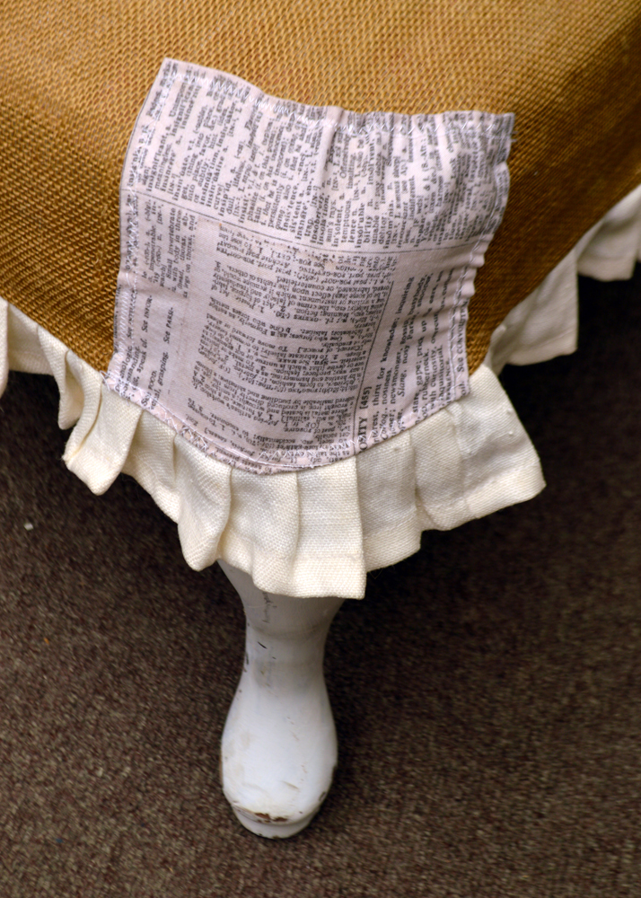 Vintage Repurposed Foot Stool