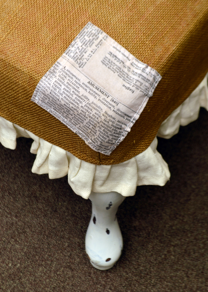 Vintage Repurposed Foot Stool