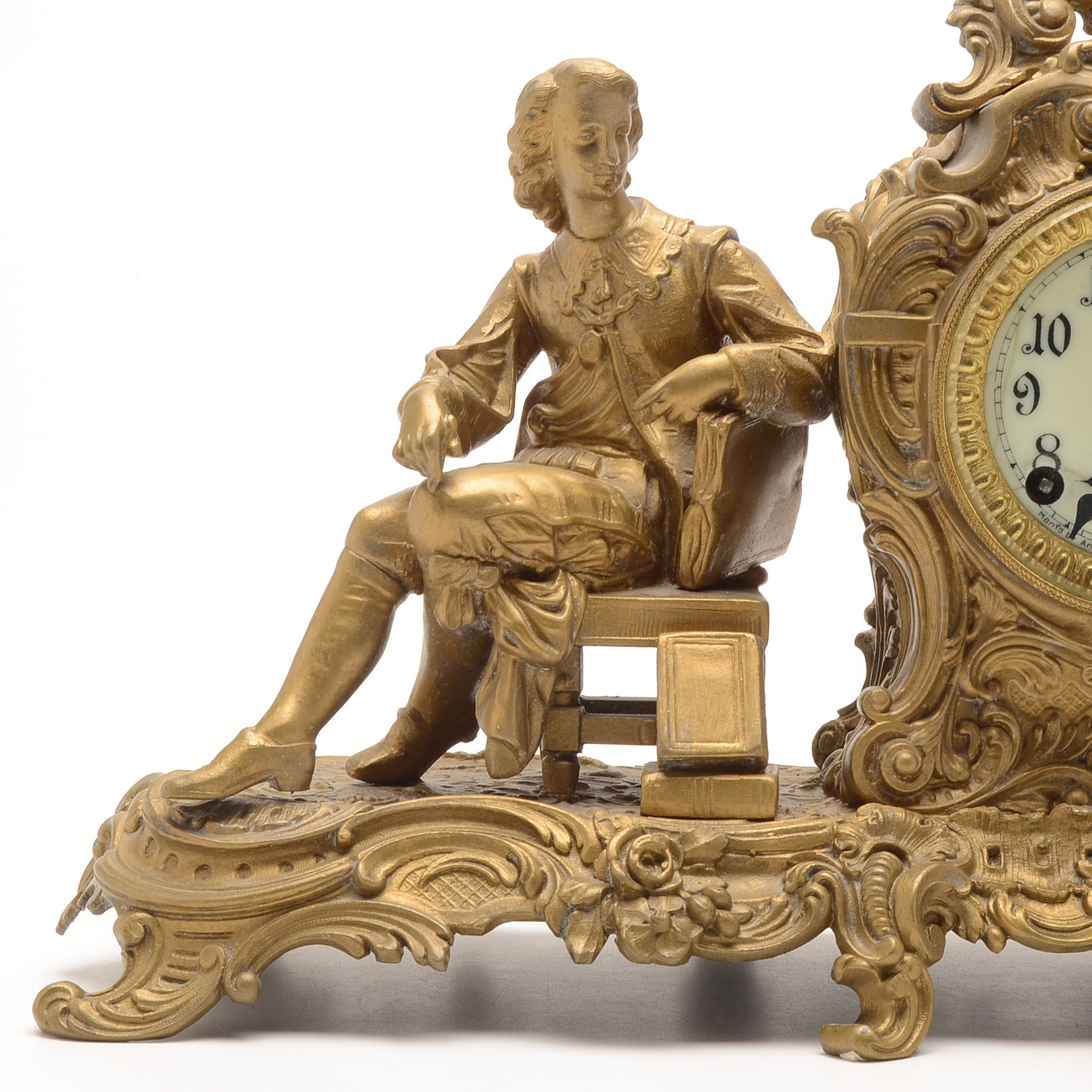 Ansonia Figural Mantle Clock