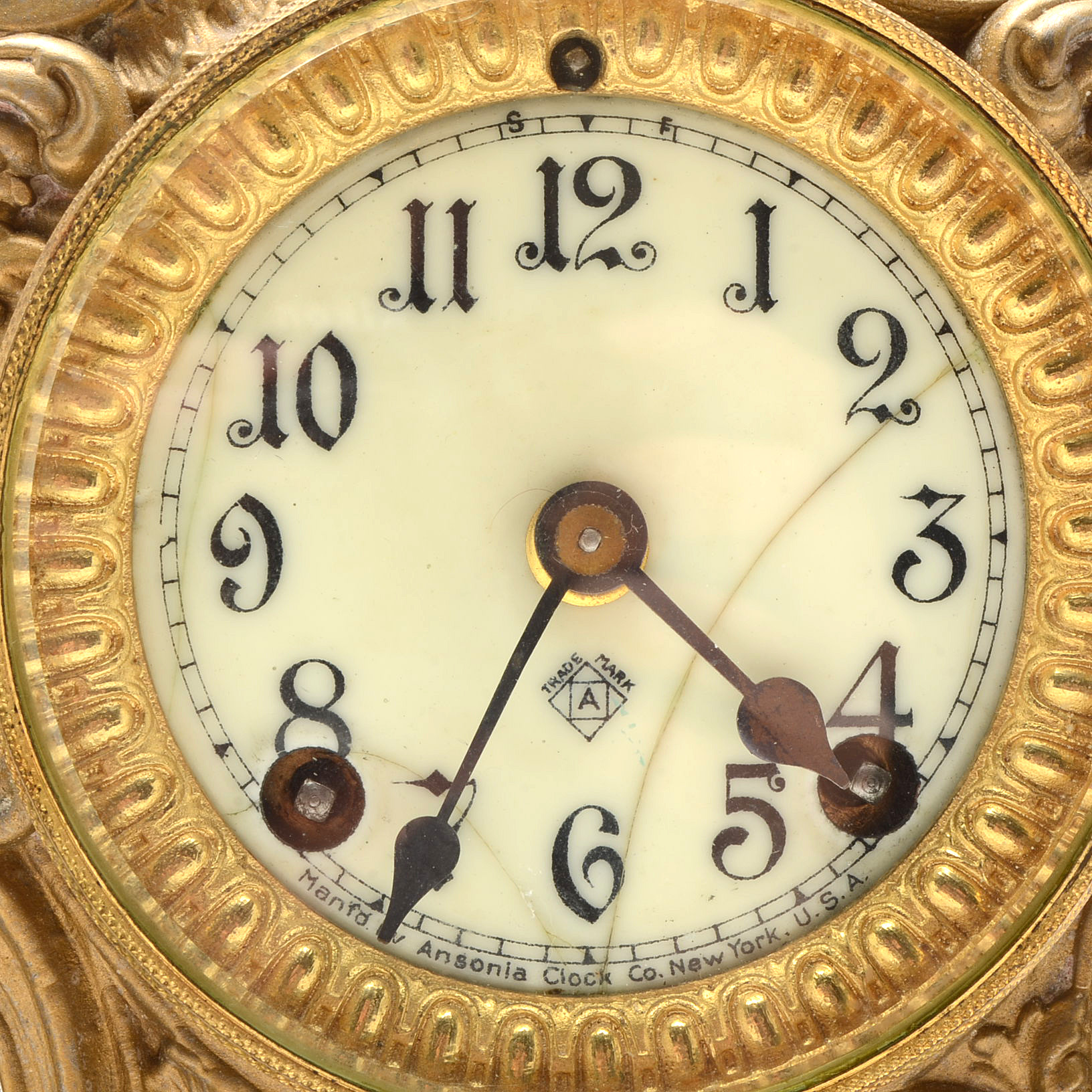 Ansonia Figural Mantle Clock