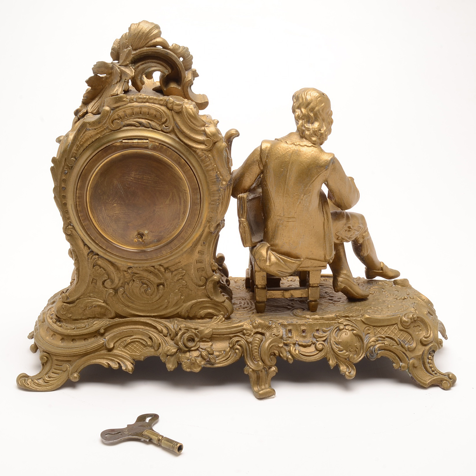 Ansonia Figural Mantle Clock