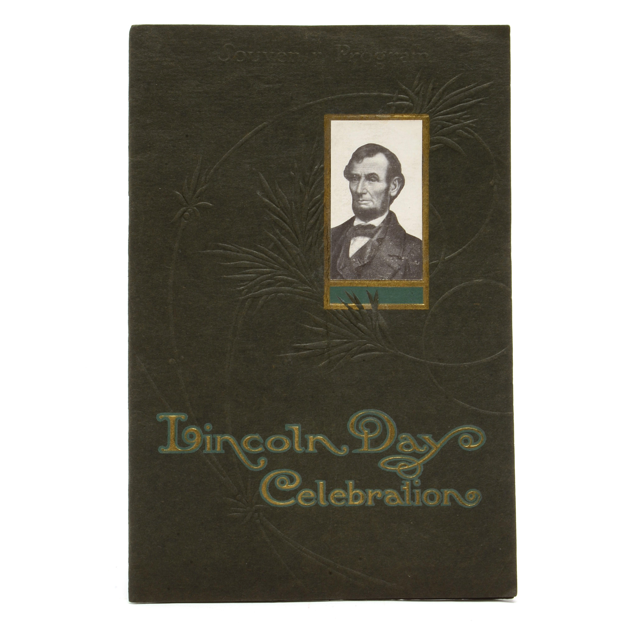 "Lincoln Day Celebration" Pamphlet, Music Hall, Cincinnati, Ohio