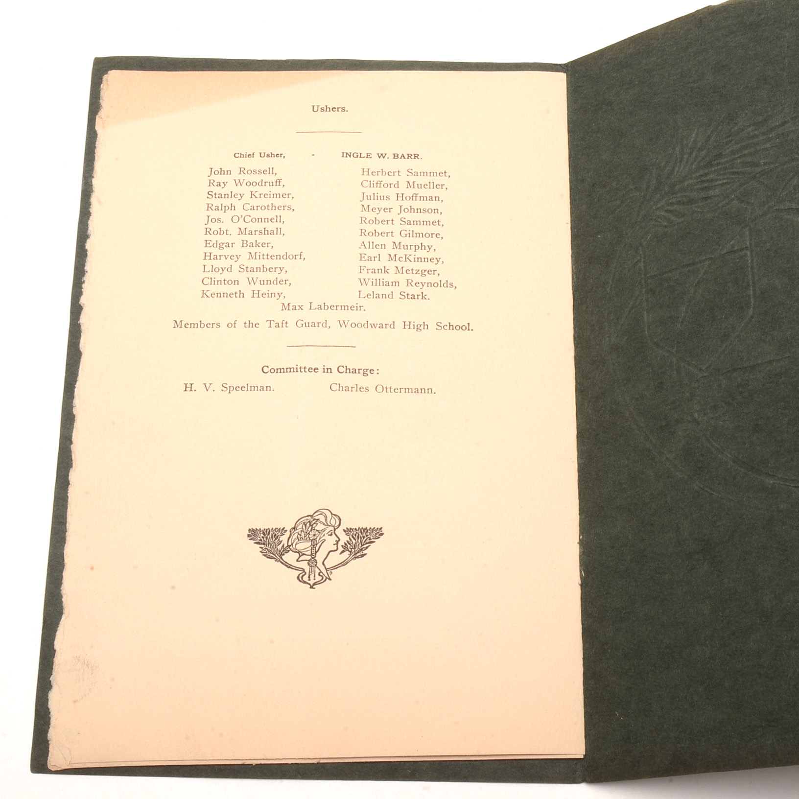 "Lincoln Day Celebration" Pamphlet, Music Hall, Cincinnati, Ohio