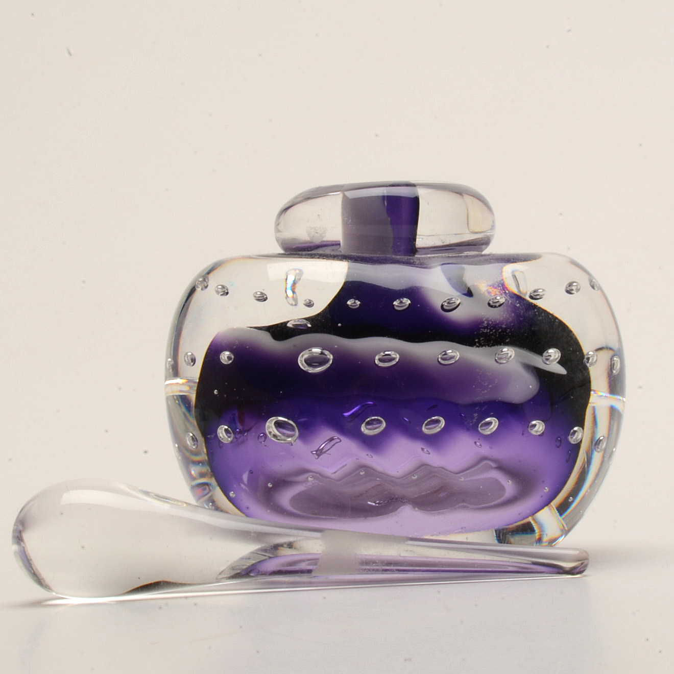 Collection of Art Glass Perfume Bottles, including Karg