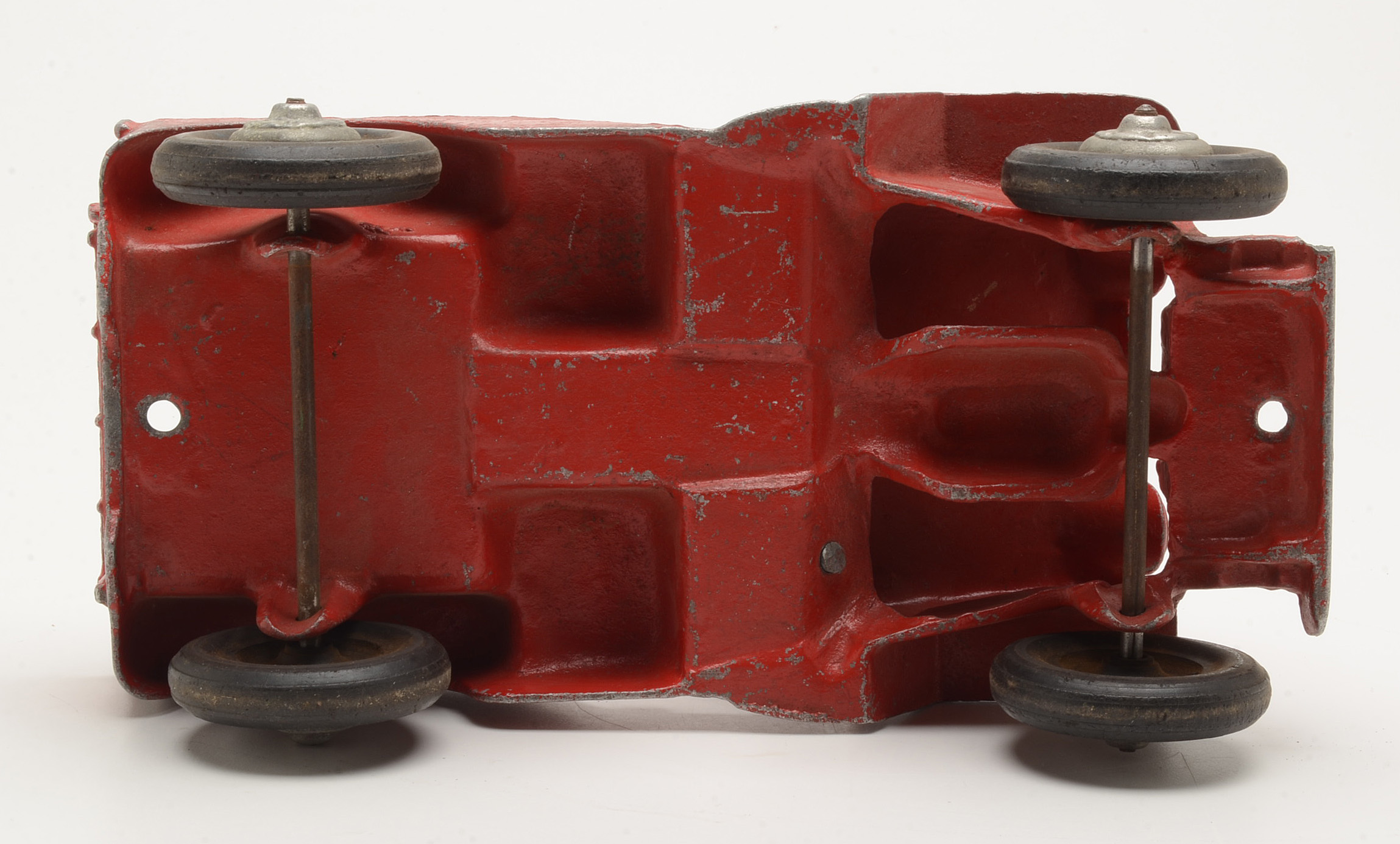 VIntage Red Toy Metal Jeep
