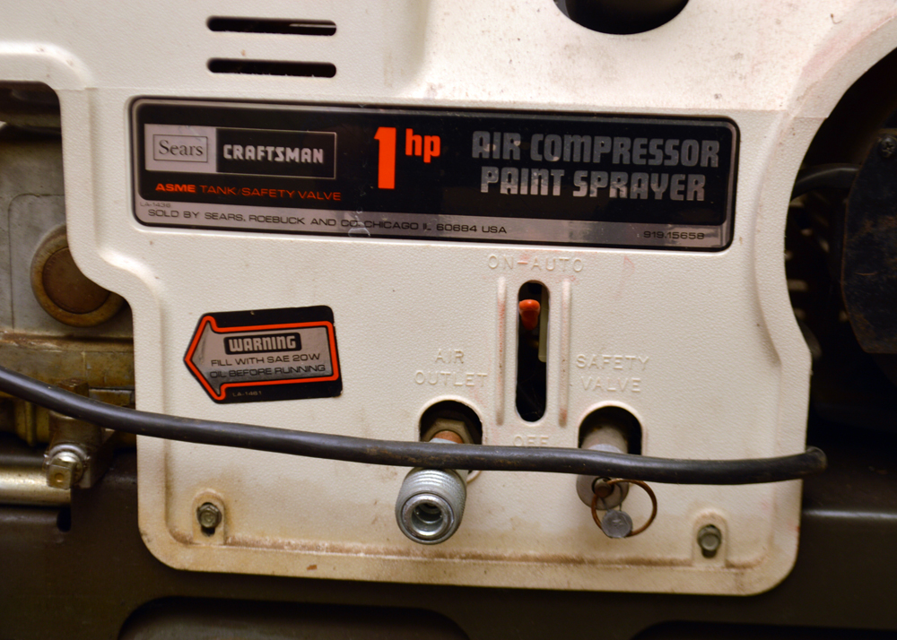 Sears Craftsman Air Compressor Paint Sprayer