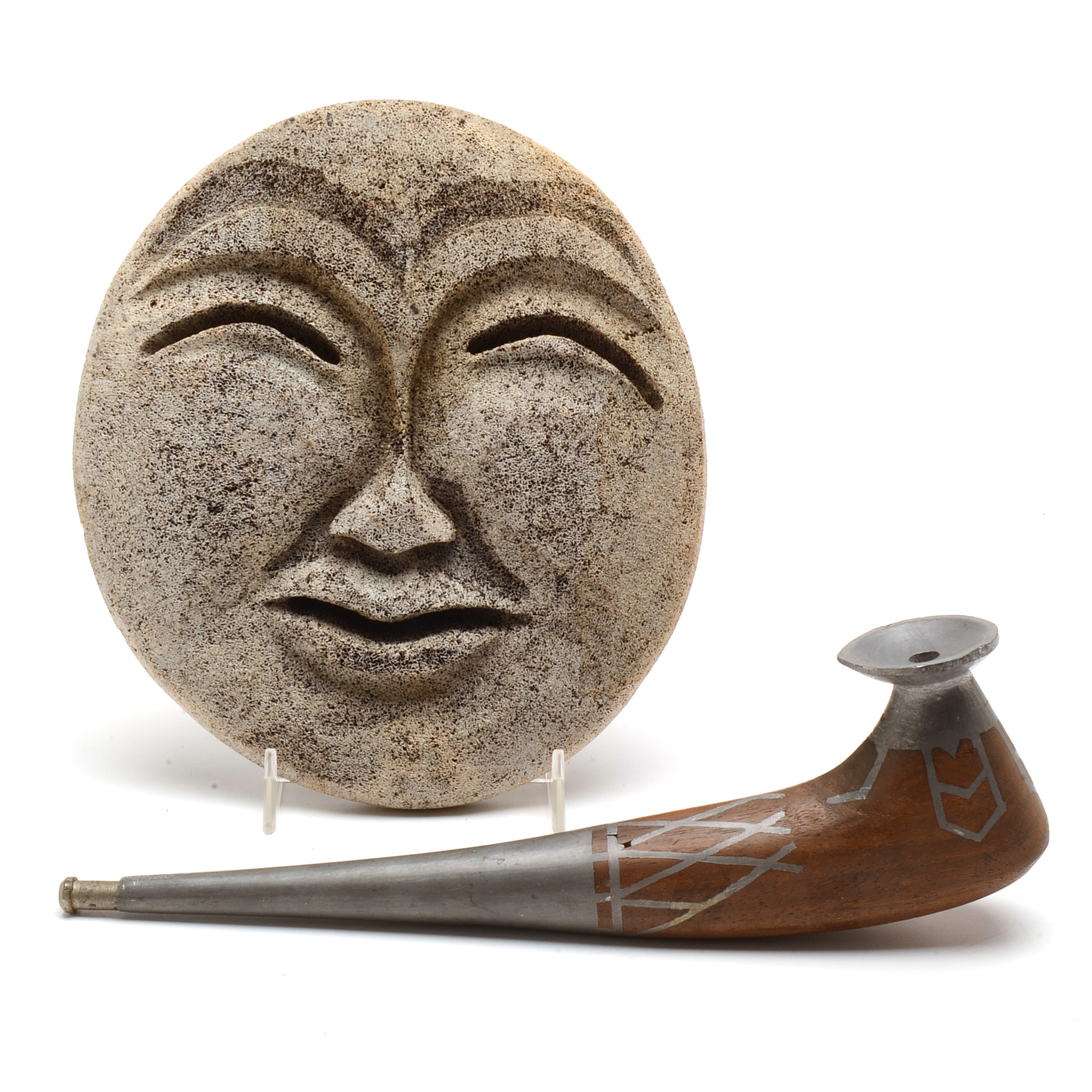 Pipe and Whale Bone Mask