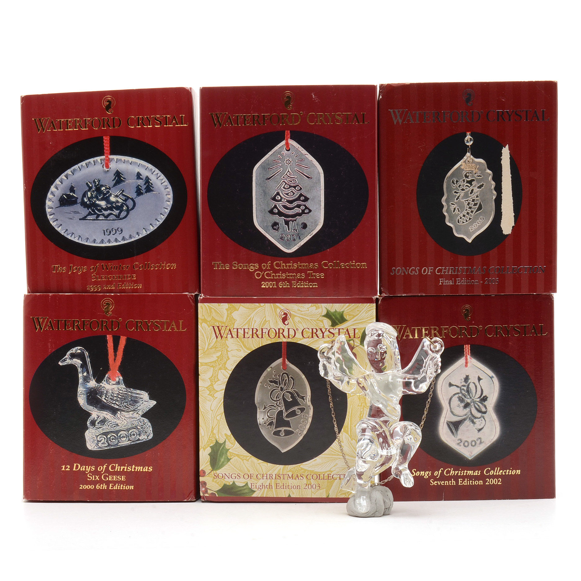 Collection of Waterford Crystal Ornaments