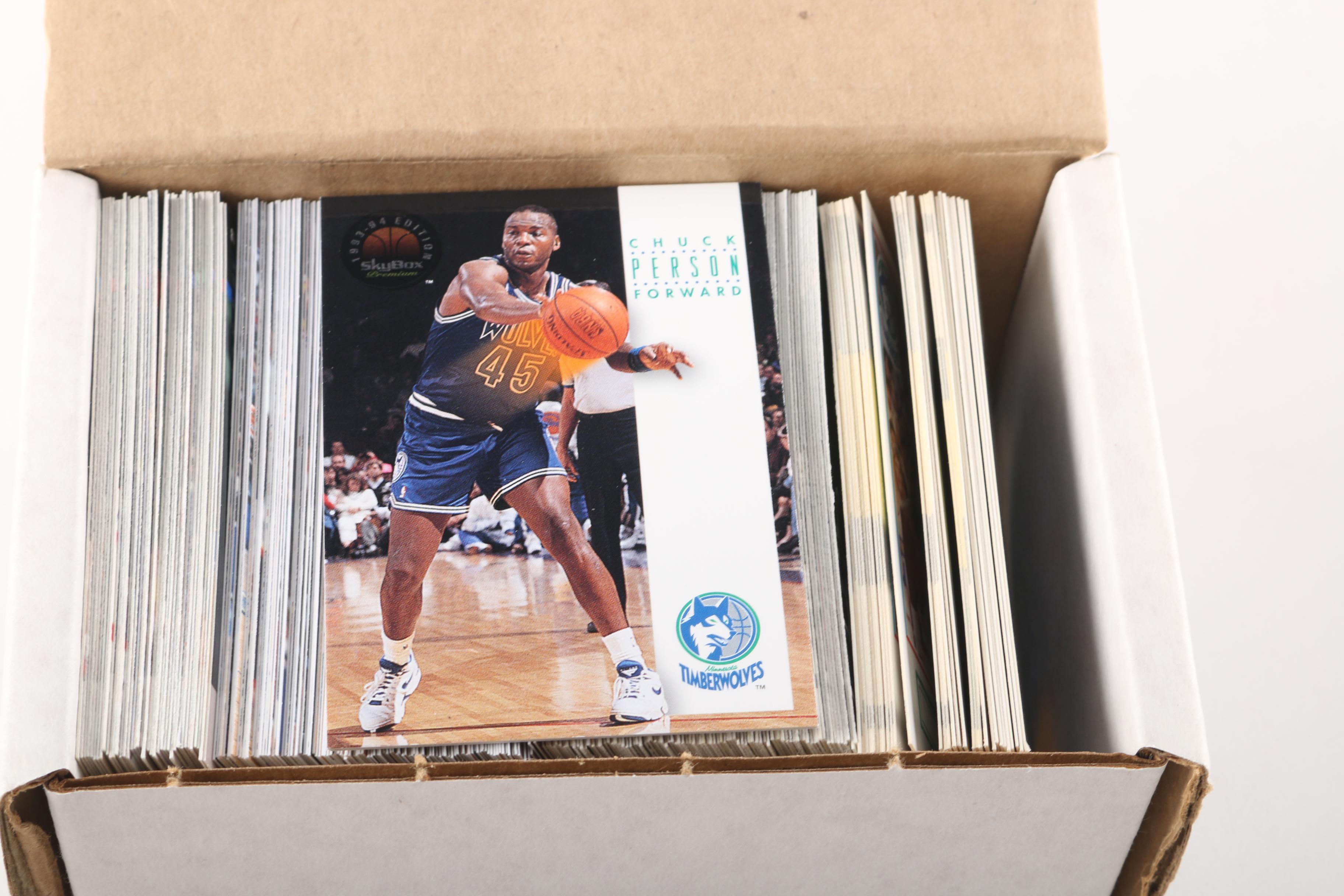 Collection of 1990s Basketball Cards