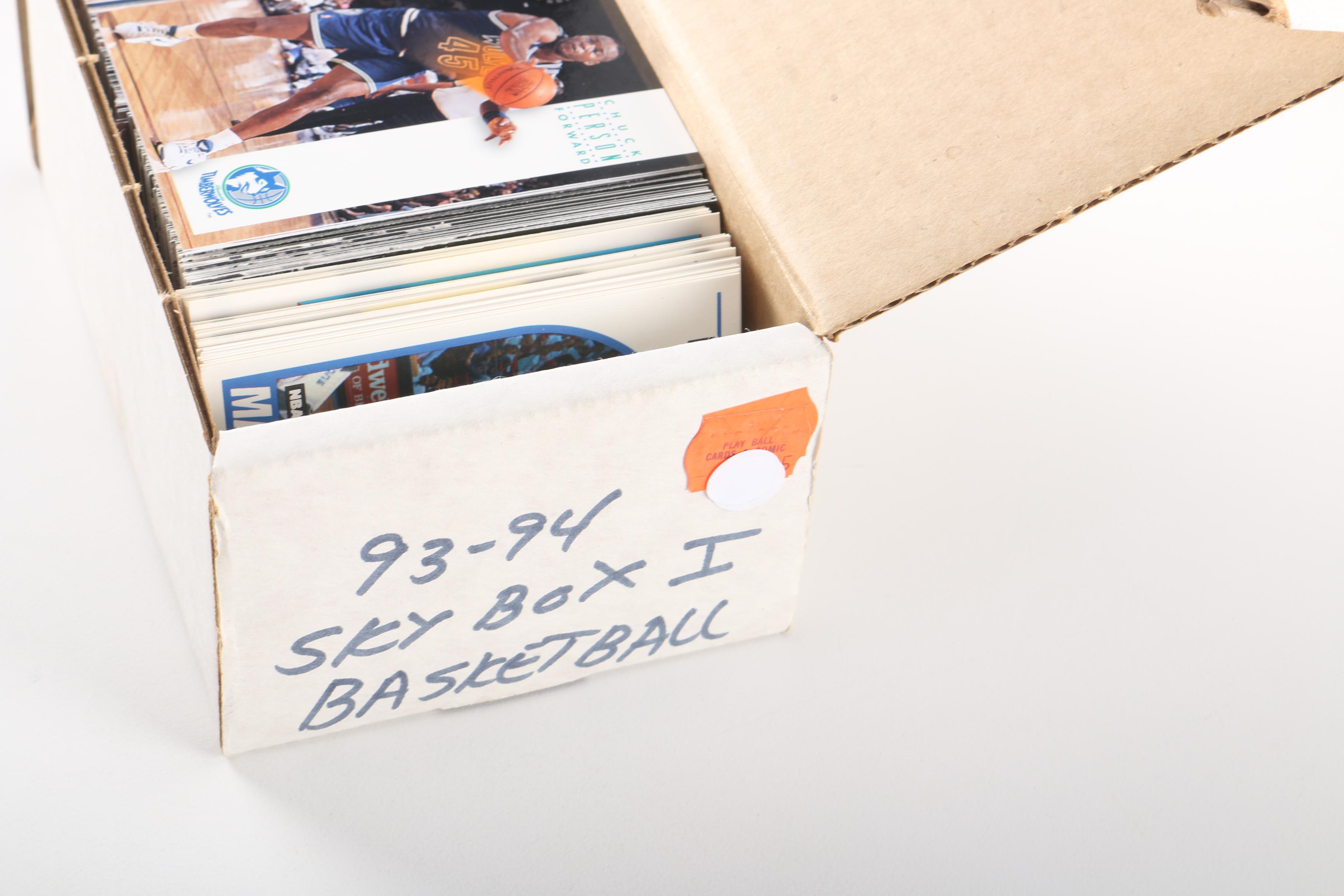 Collection of 1990s Basketball Cards