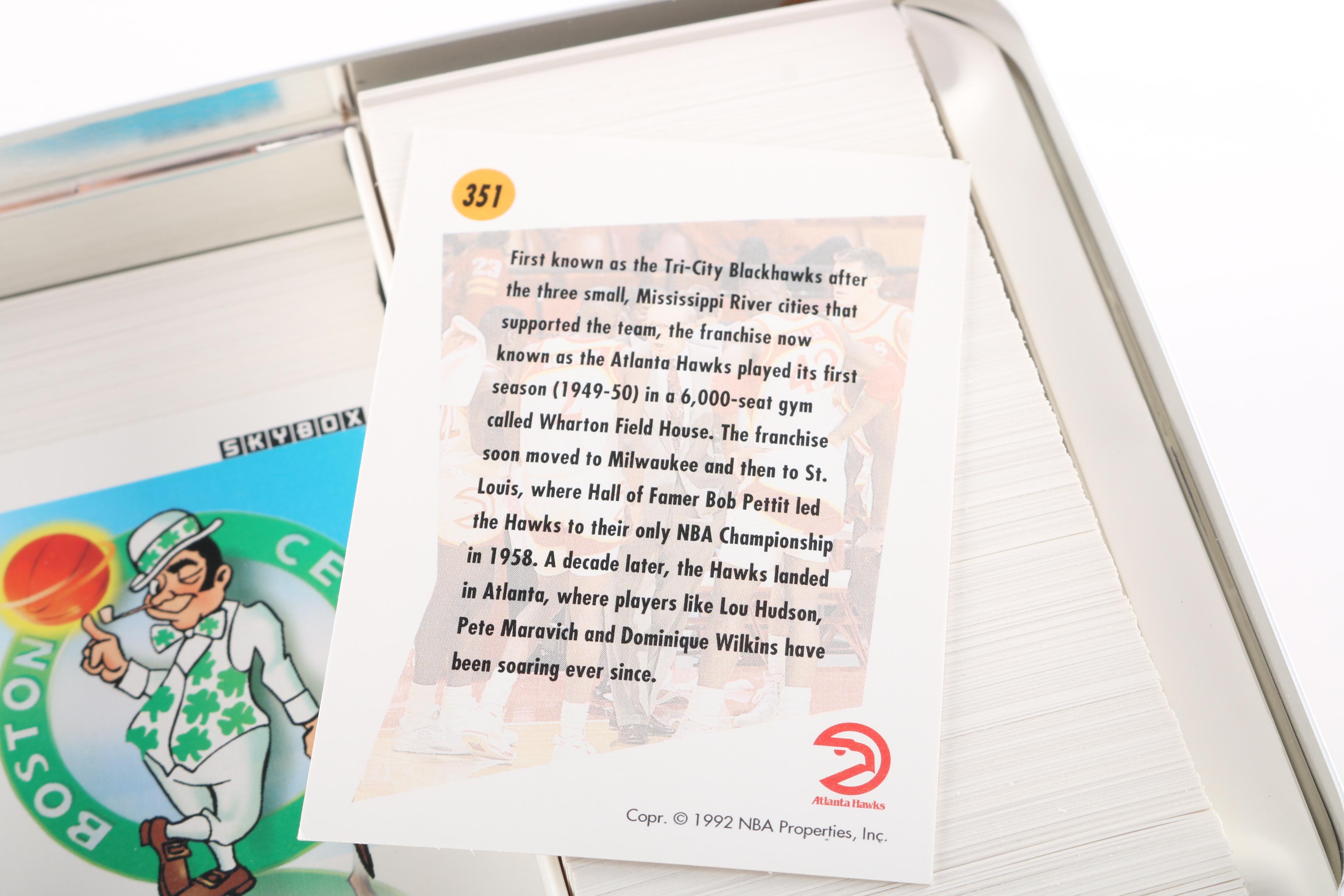 Collection of 1990s Basketball Cards