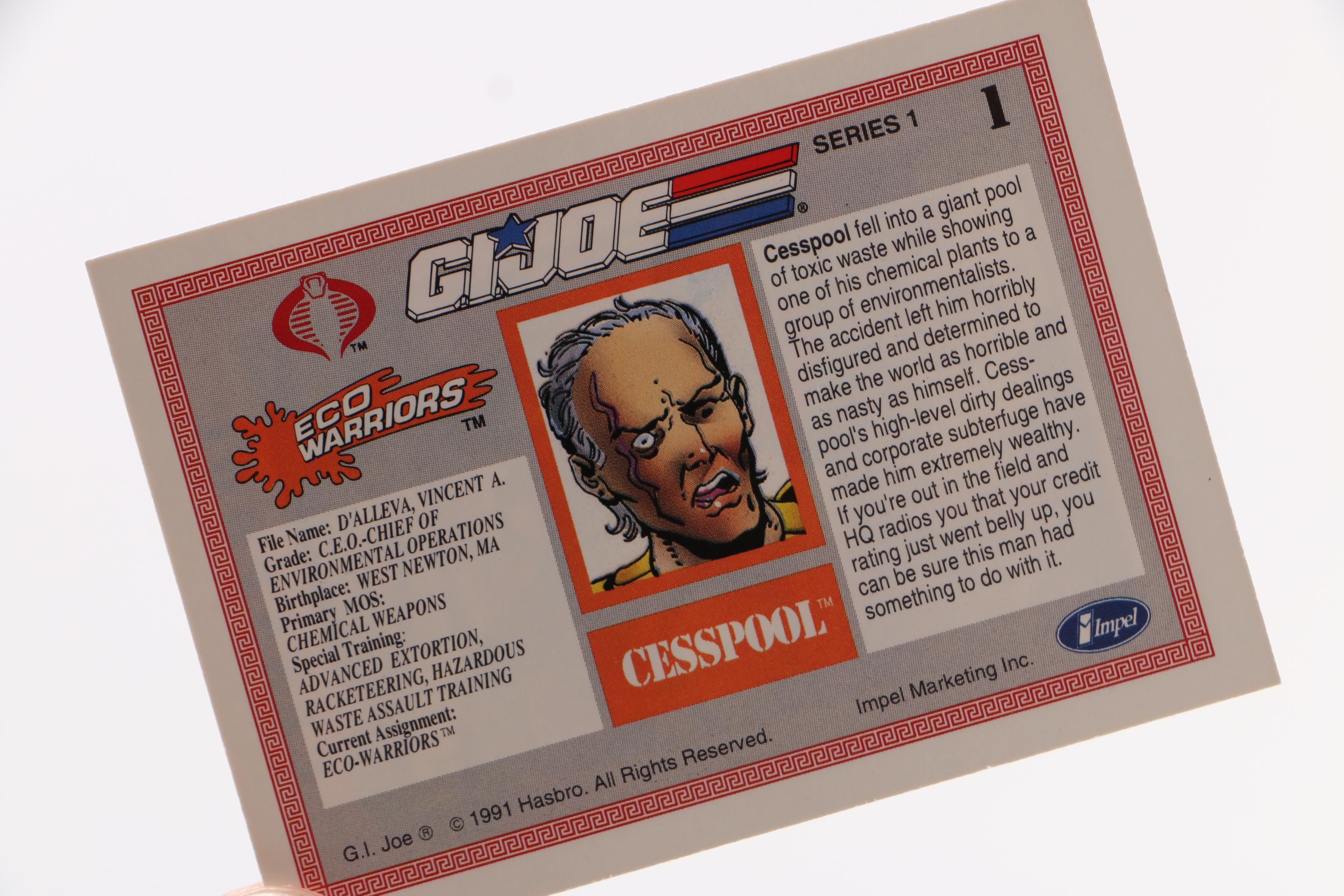 1991 Impel G.I. Joe Trading Cards