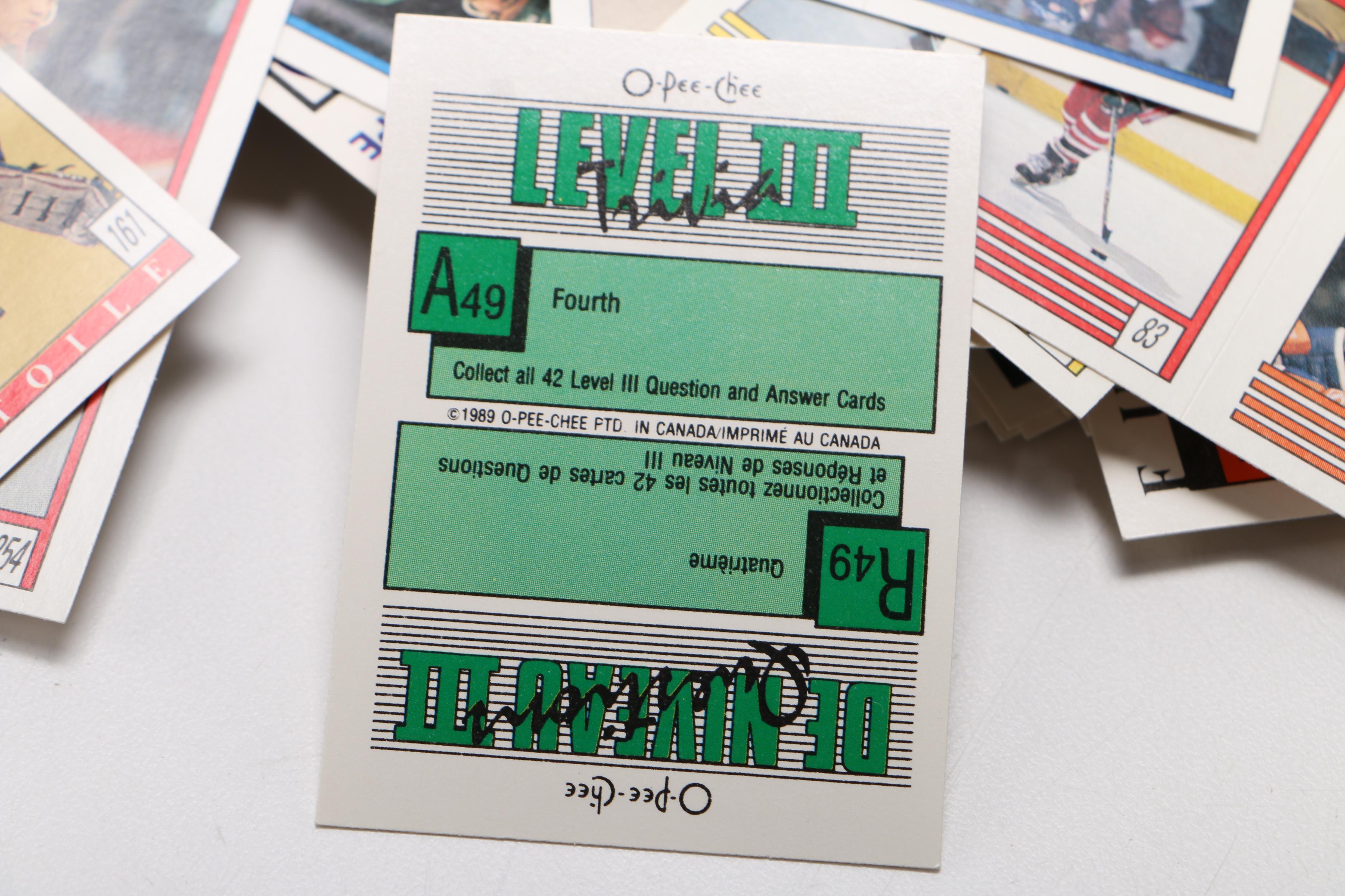 Assortment of Circa 1990 Hockey Trading Cards