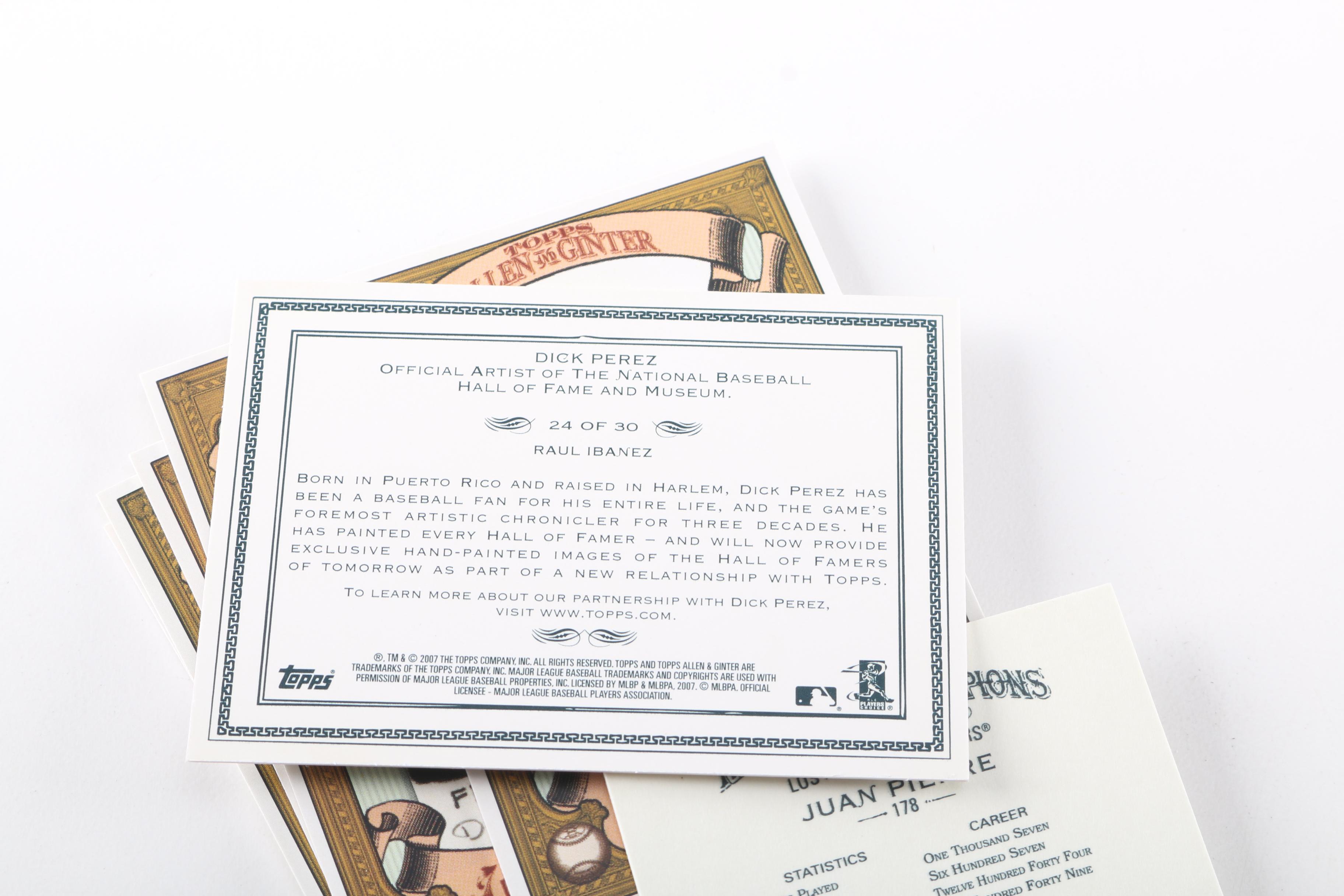 Topps "Allen and Ginter" Baseball Cards