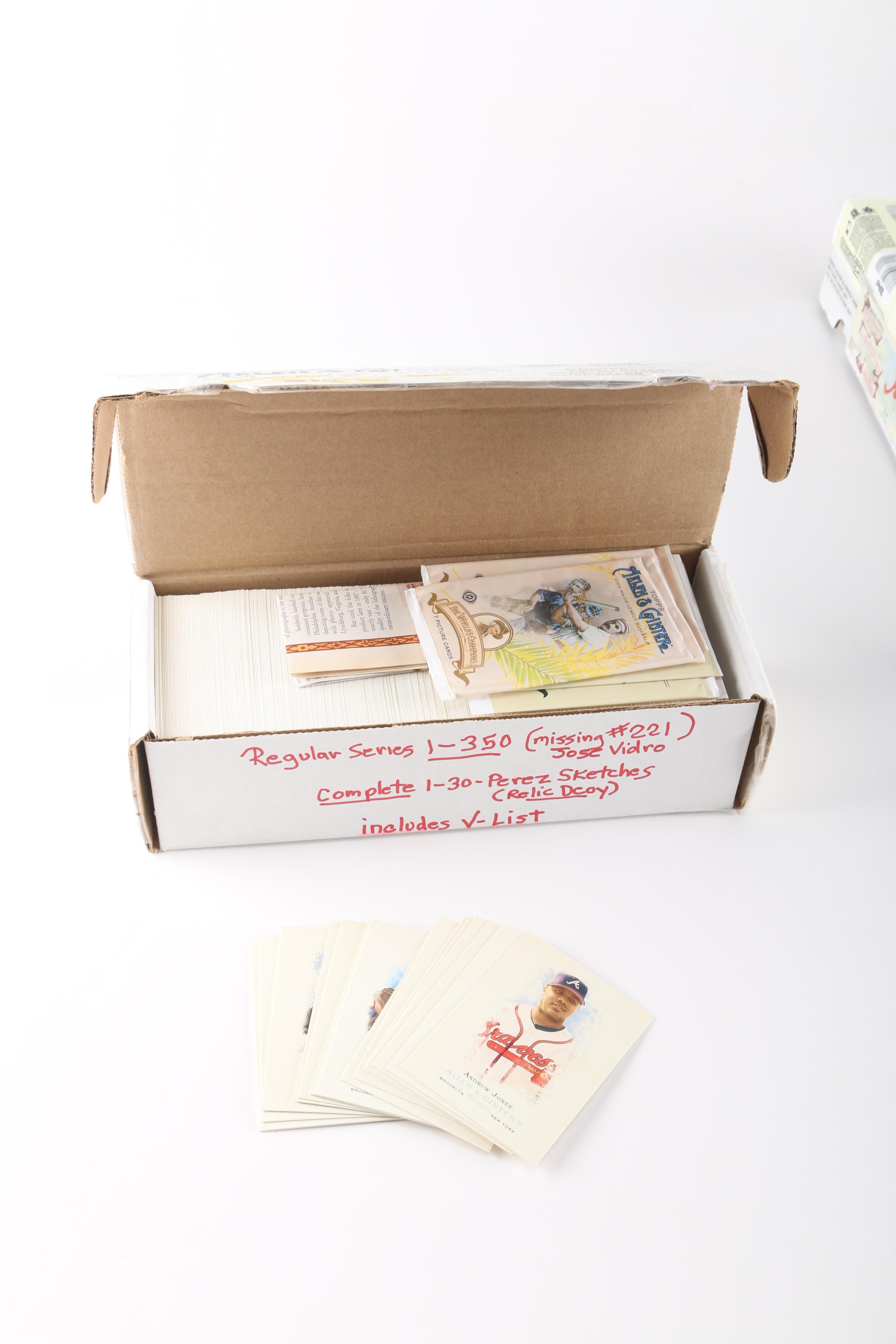 Topps "Allen and Ginter" Baseball Cards