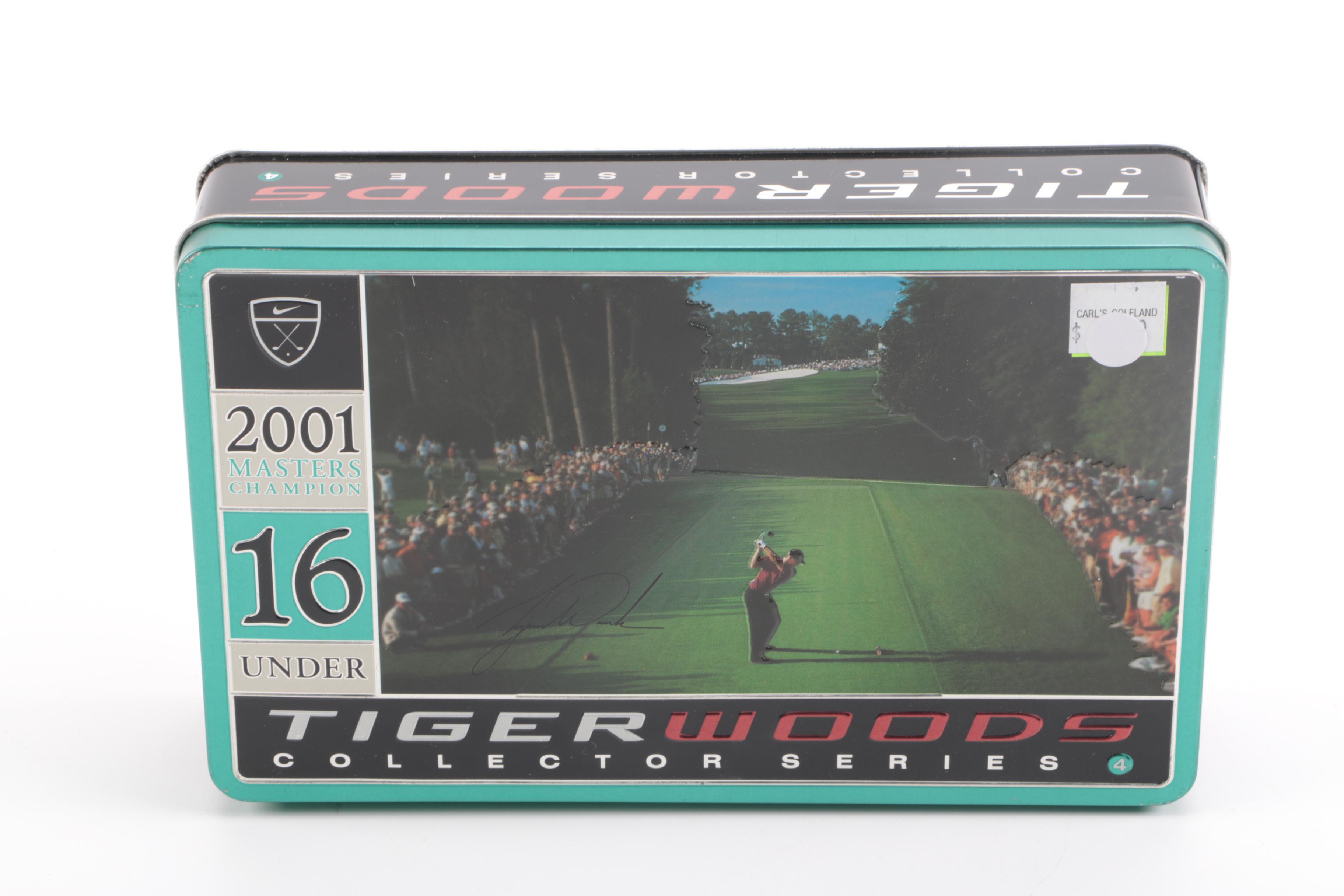 2000 and 2001 Tiger Woods Collector Series Golf Balls