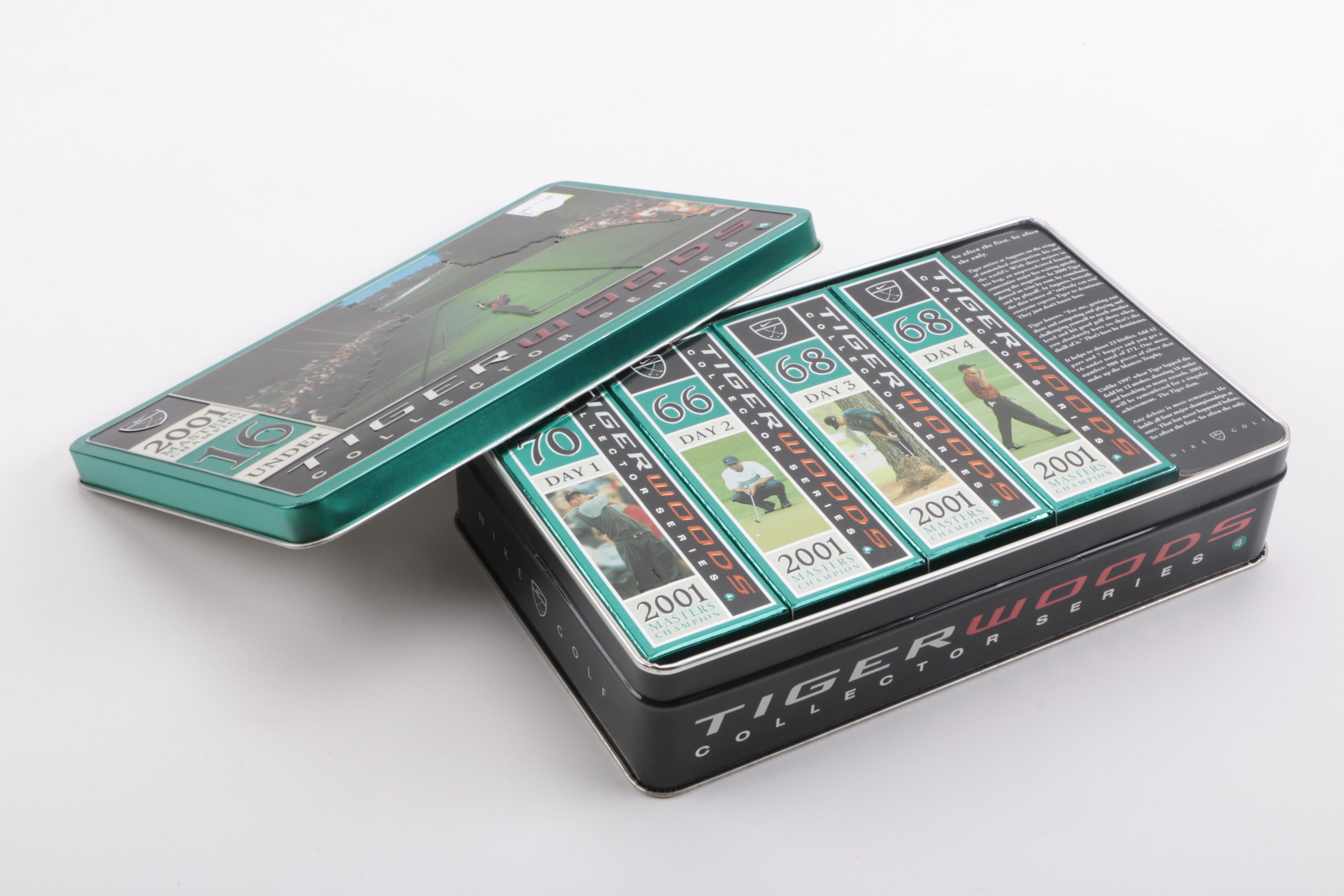 2000 and 2001 Tiger Woods Collector Series Golf Balls