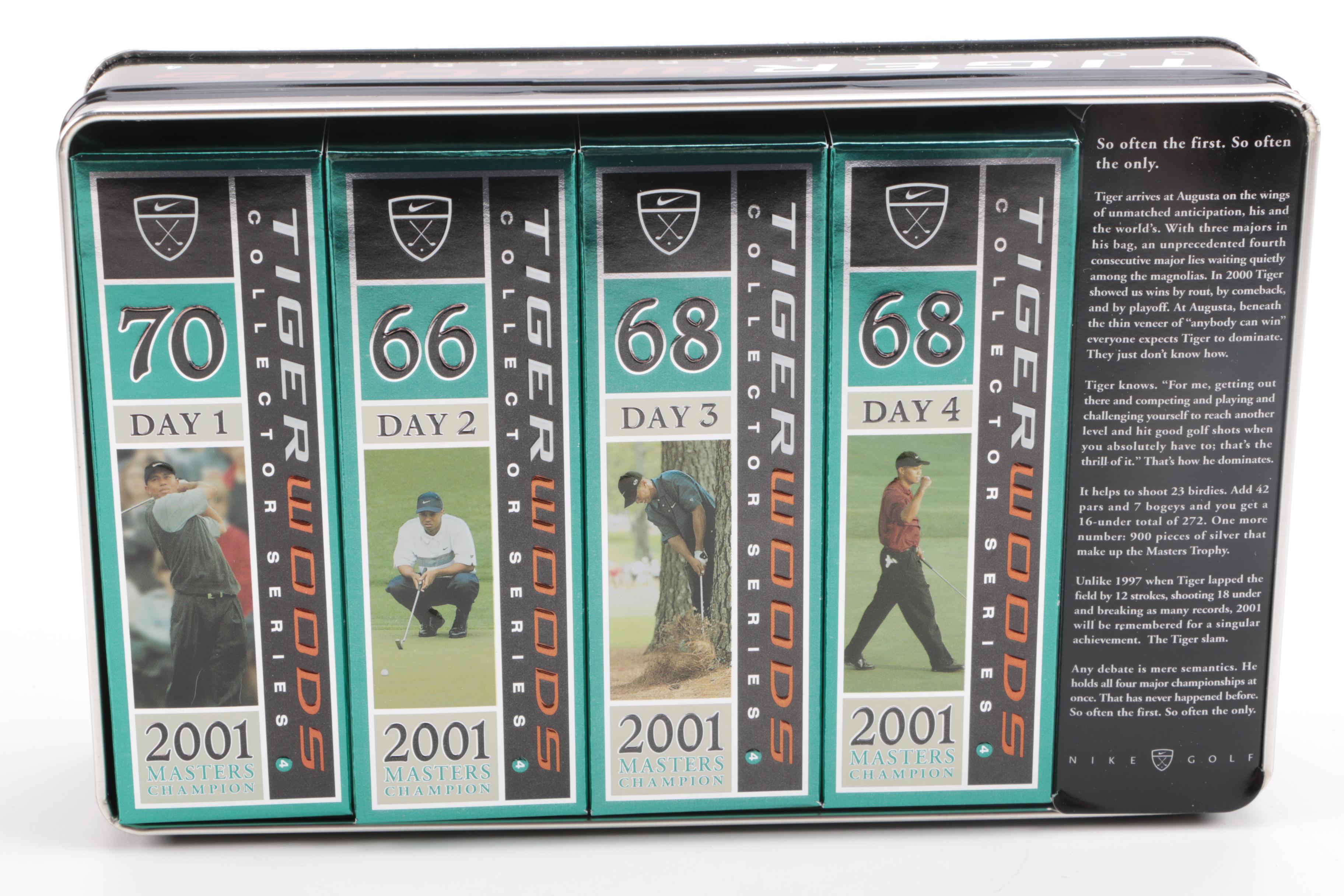 2000 and 2001 Tiger Woods Collector Series Golf Balls
