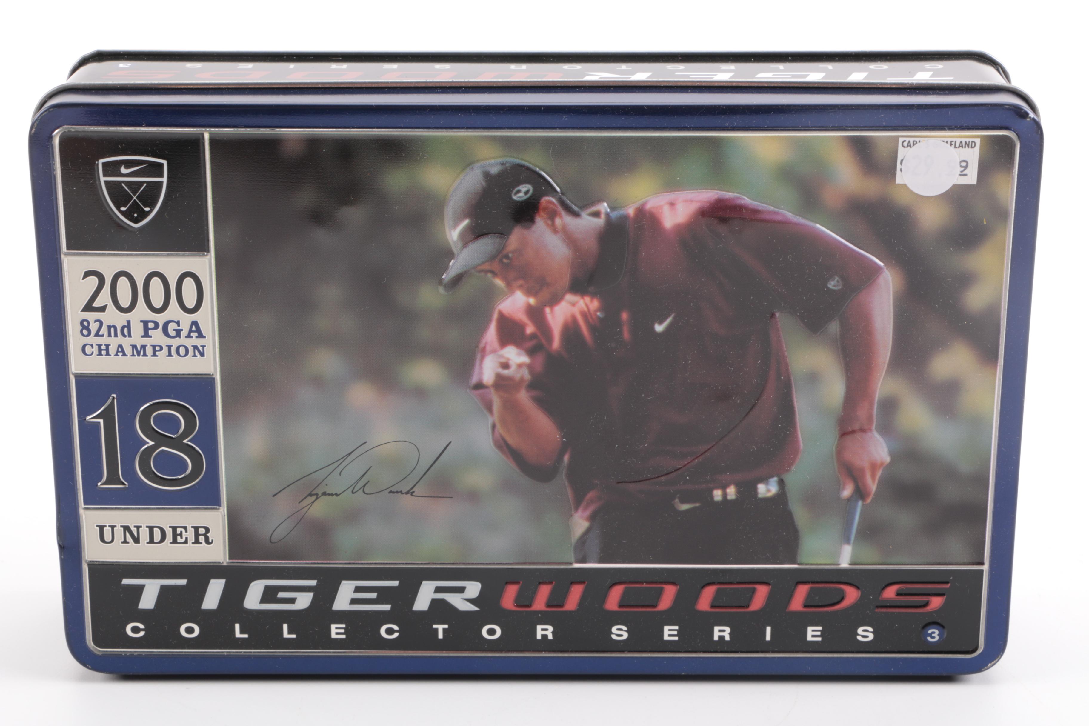 2000 and 2001 Tiger Woods Collector Series Golf Balls