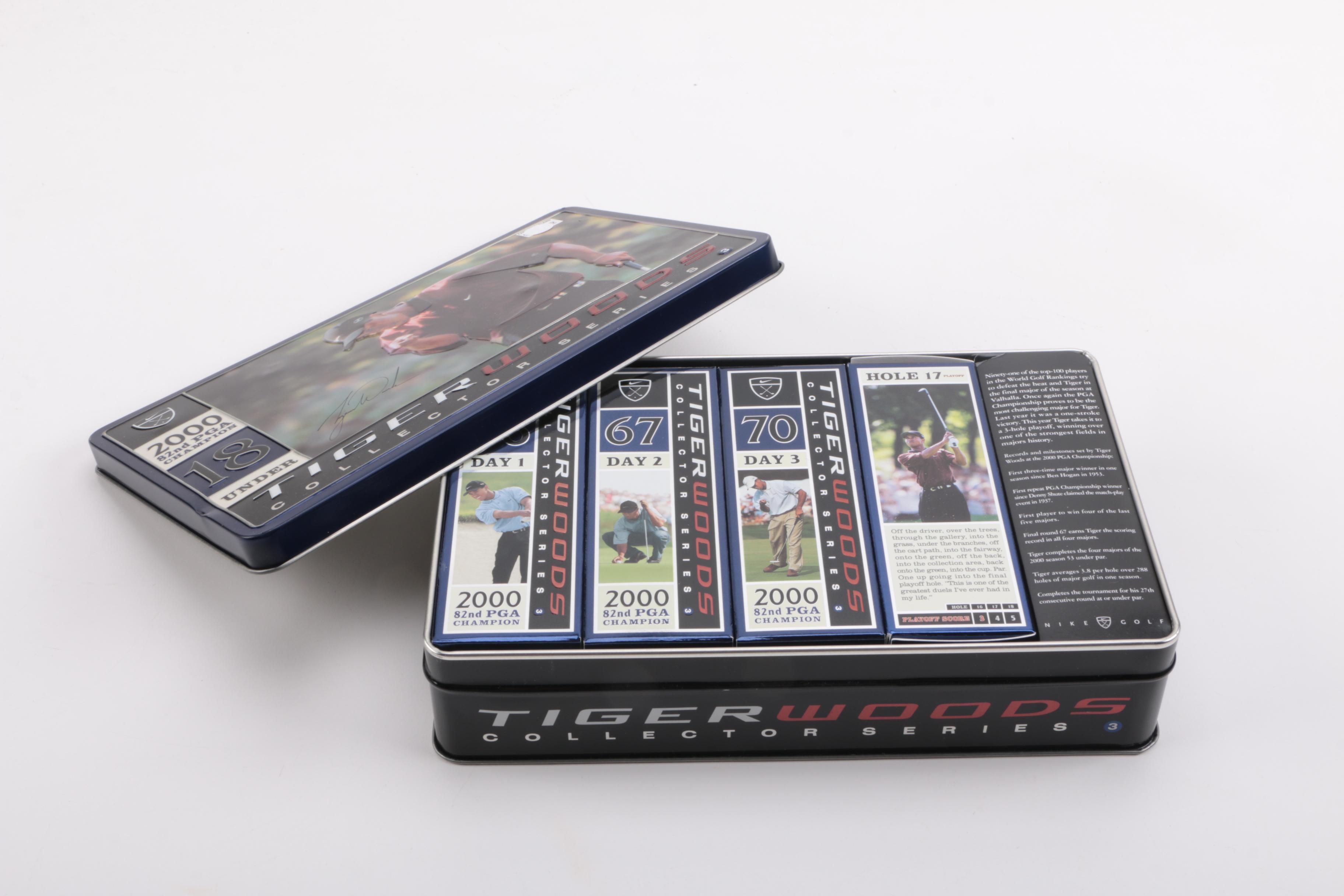 2000 and 2001 Tiger Woods Collector Series Golf Balls