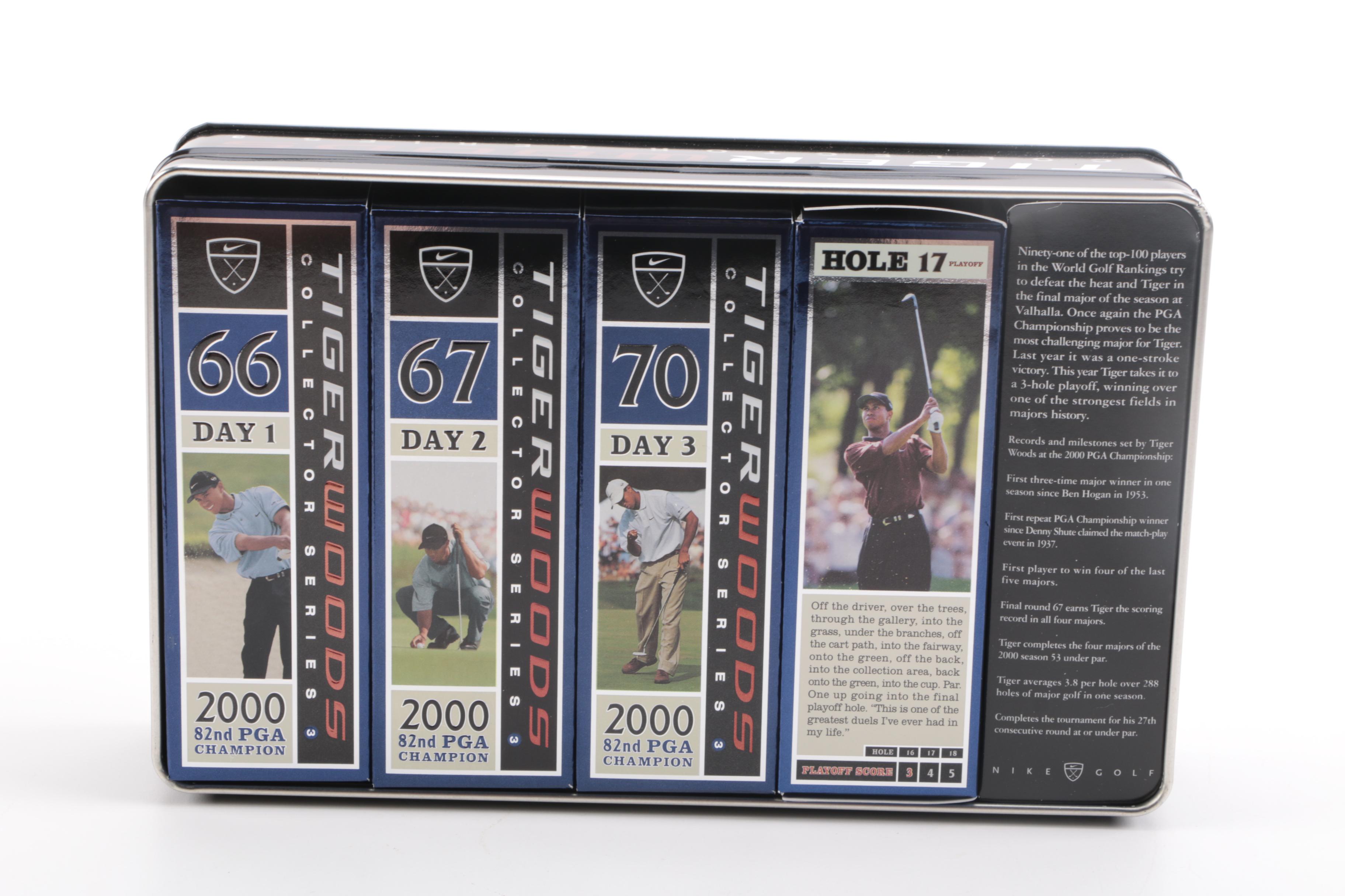 2000 and 2001 Tiger Woods Collector Series Golf Balls