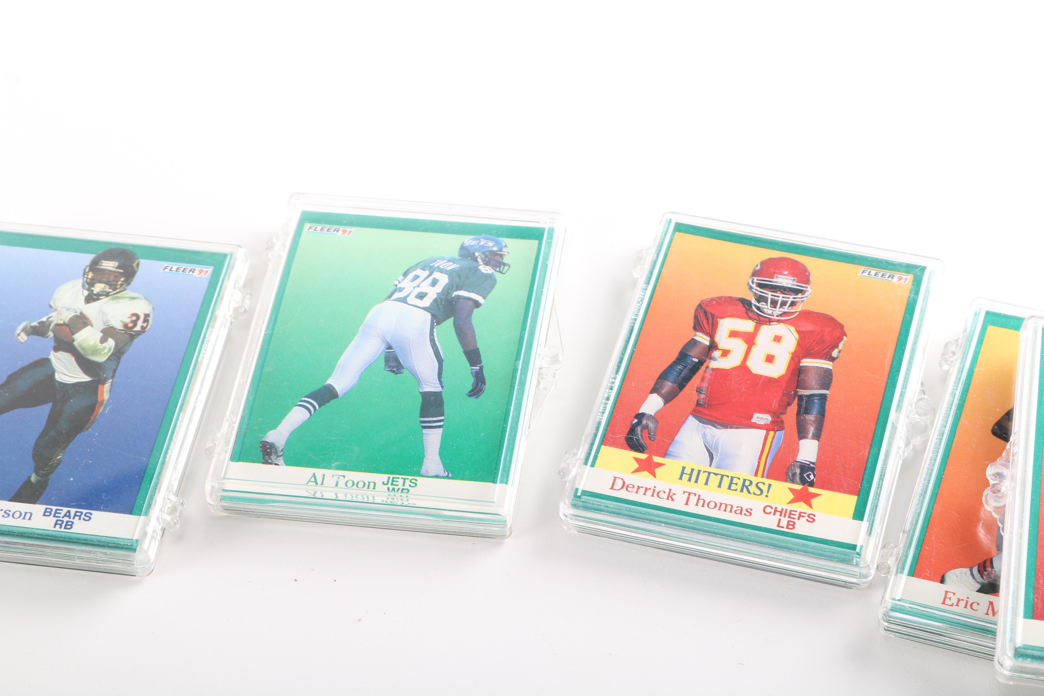 1991 Football Cards From Fleer and Topps