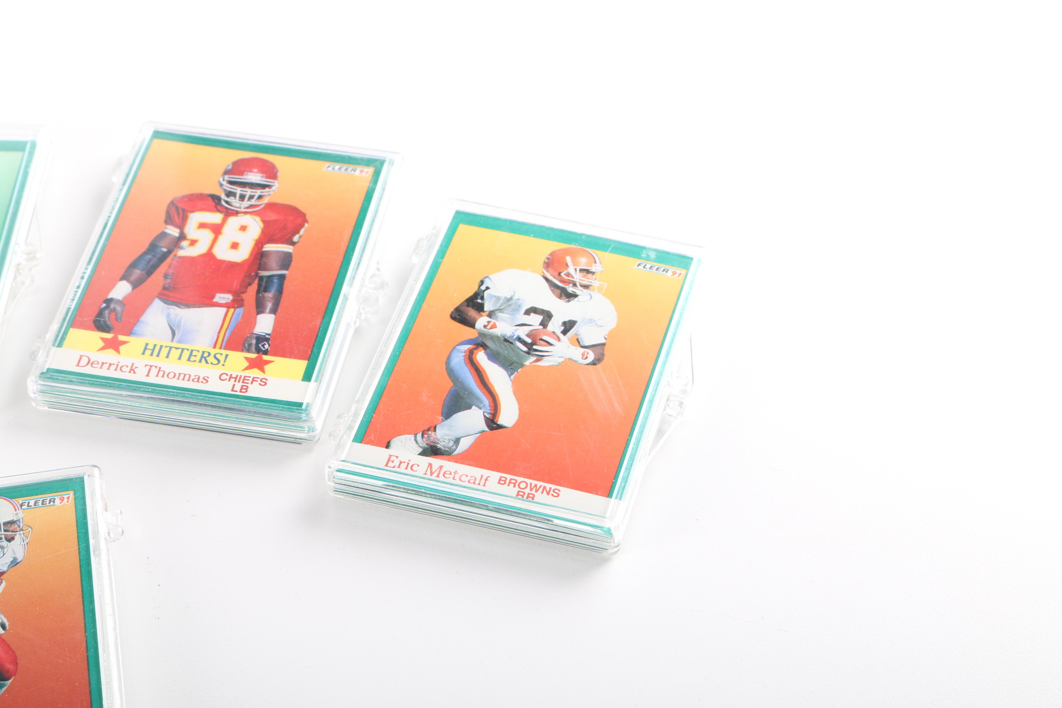 1991 Football Cards From Fleer and Topps