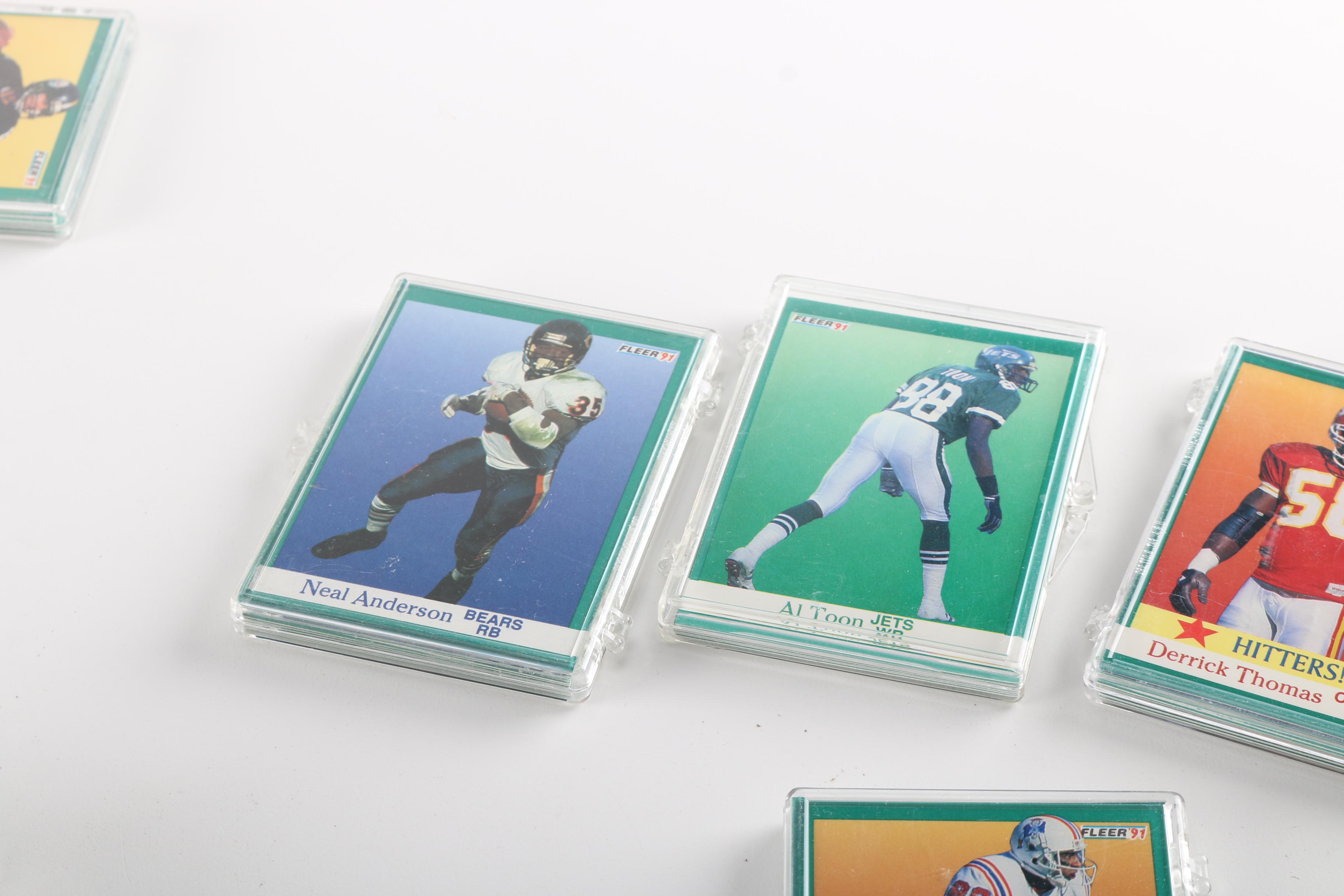 1991 Football Cards From Fleer and Topps