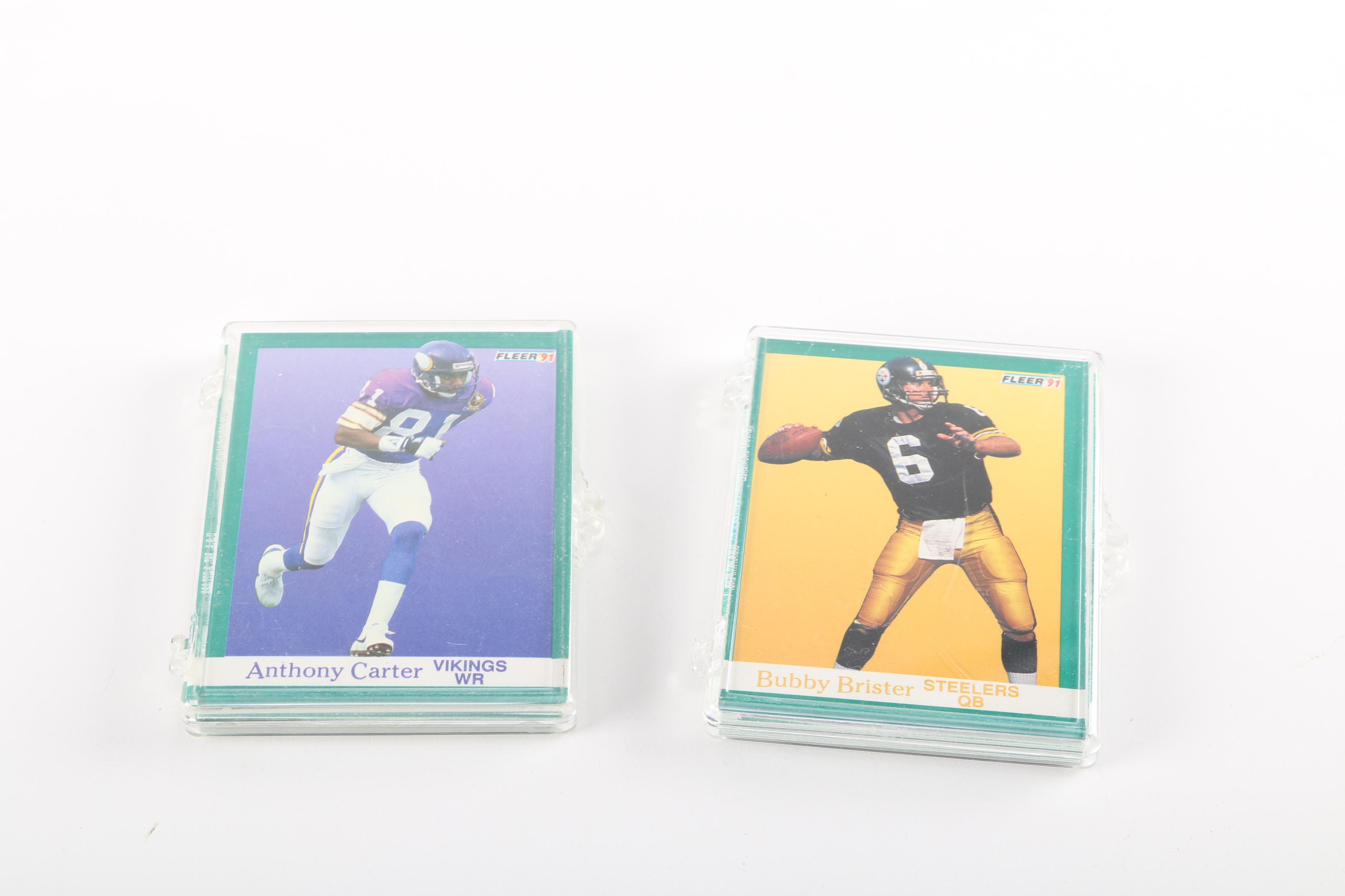 1991 Football Cards From Fleer and Topps