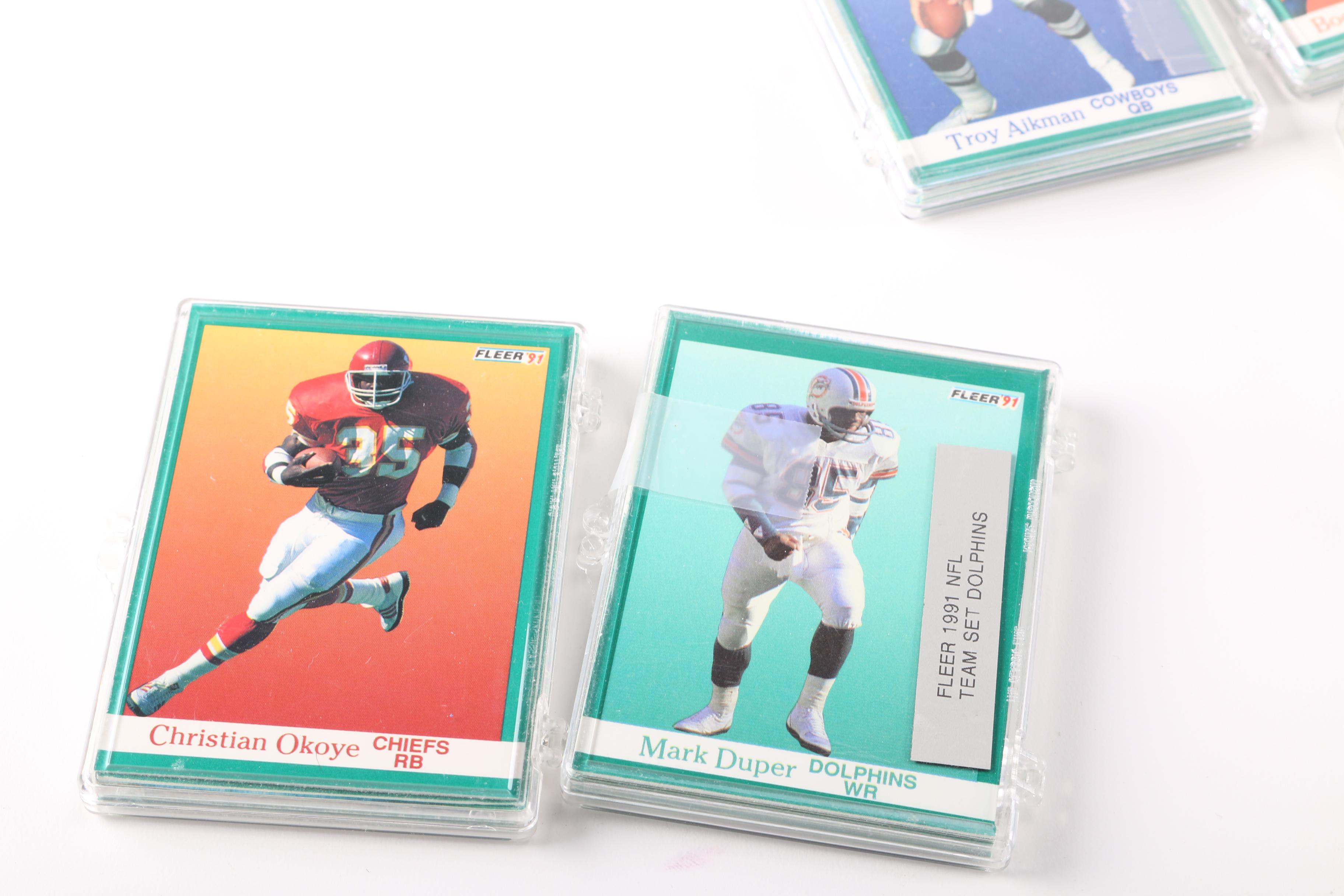 1991 Football Cards From Fleer and Topps