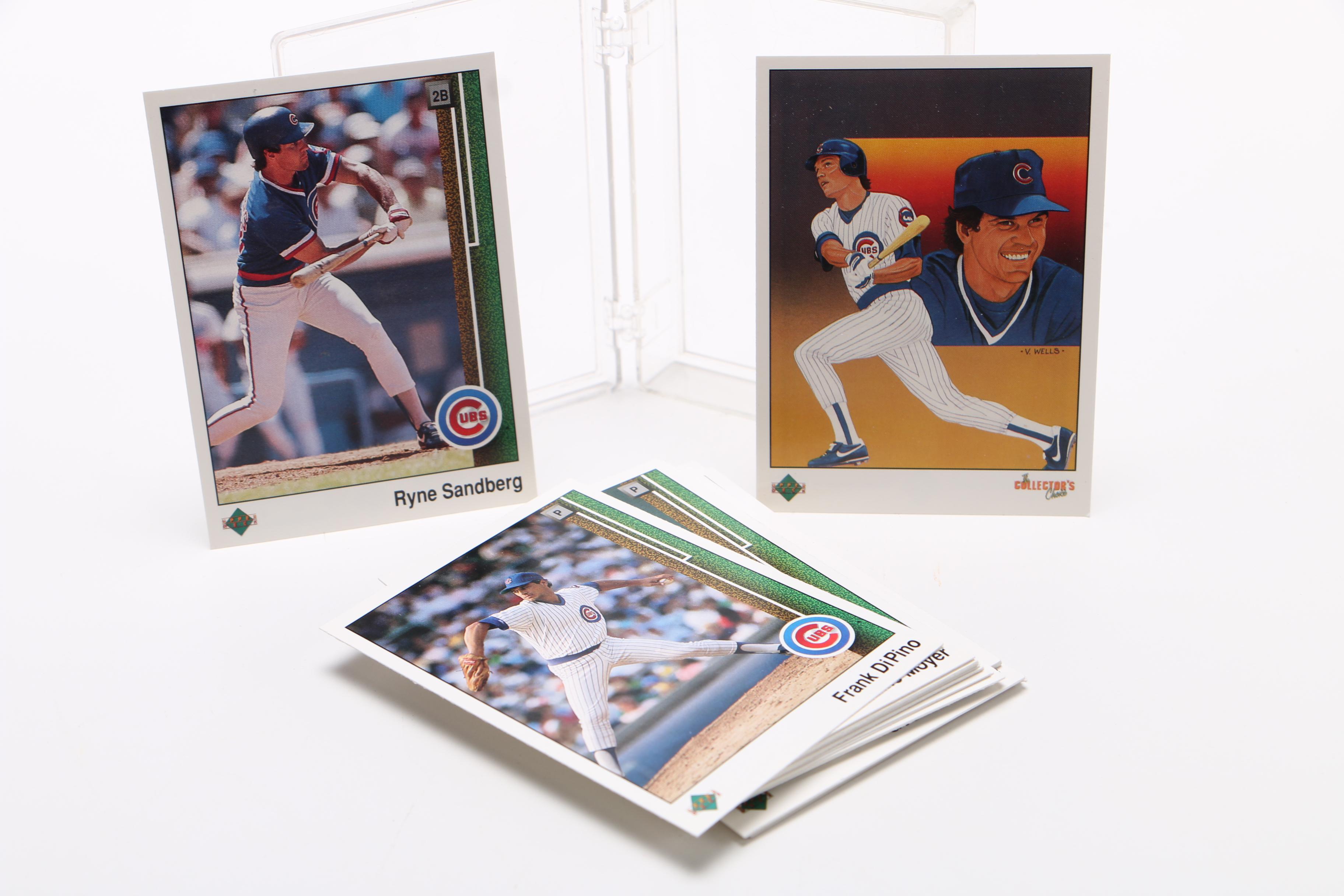 Assortment of 1980s and 1990s Baseball and Football Cards