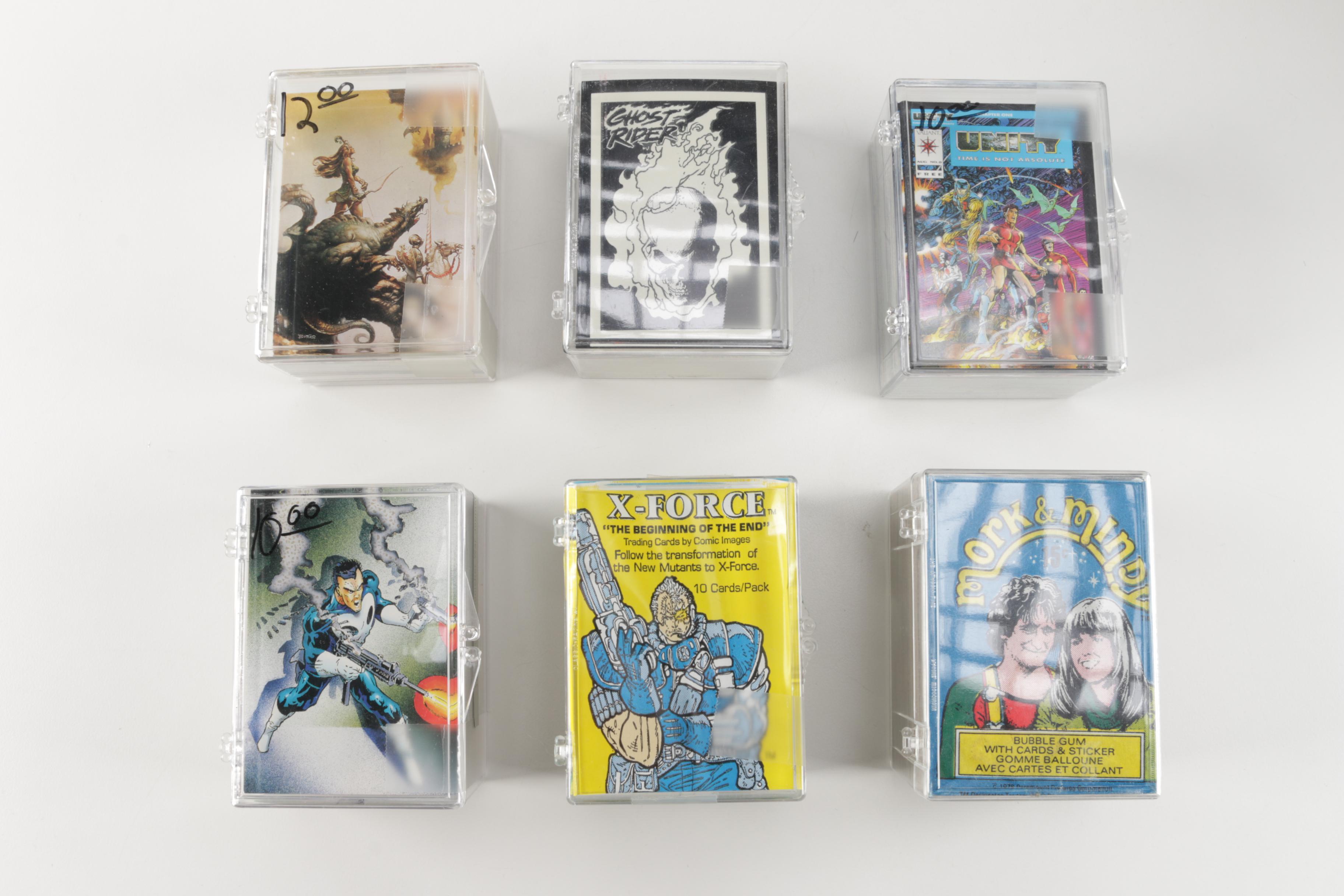 Assortment of Pop Culture Trading Cards